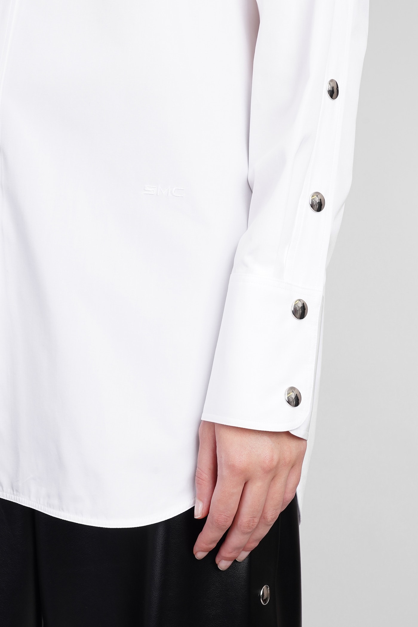 Shop Stella Mccartney Shirt In White Cotton