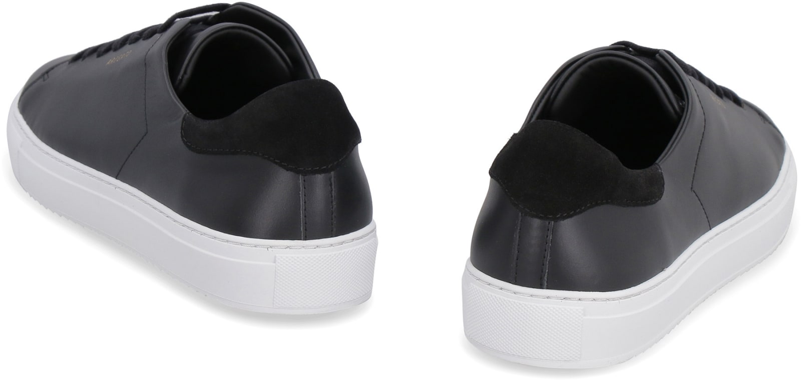Shop Axel Arigato Clean 90 Leather Low-top Sneakers In Black