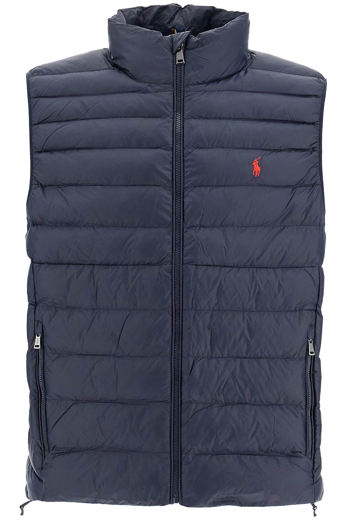 Ralph Lauren Foldable Padded Vest In Blue