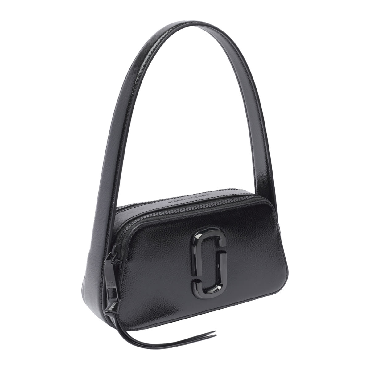 Shop Marc Jacobs The Slingshot Shoulder Bag In Black
