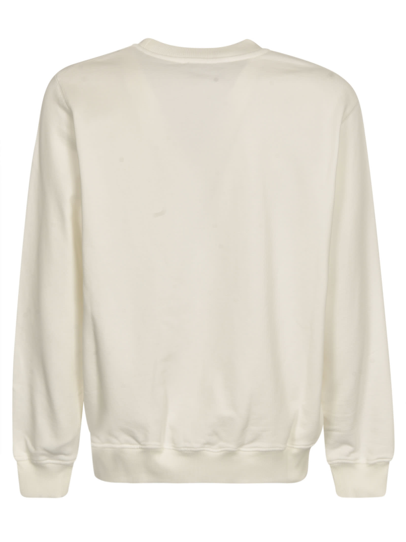 Shop Casablanca Logo Sweatshirt In Off-white