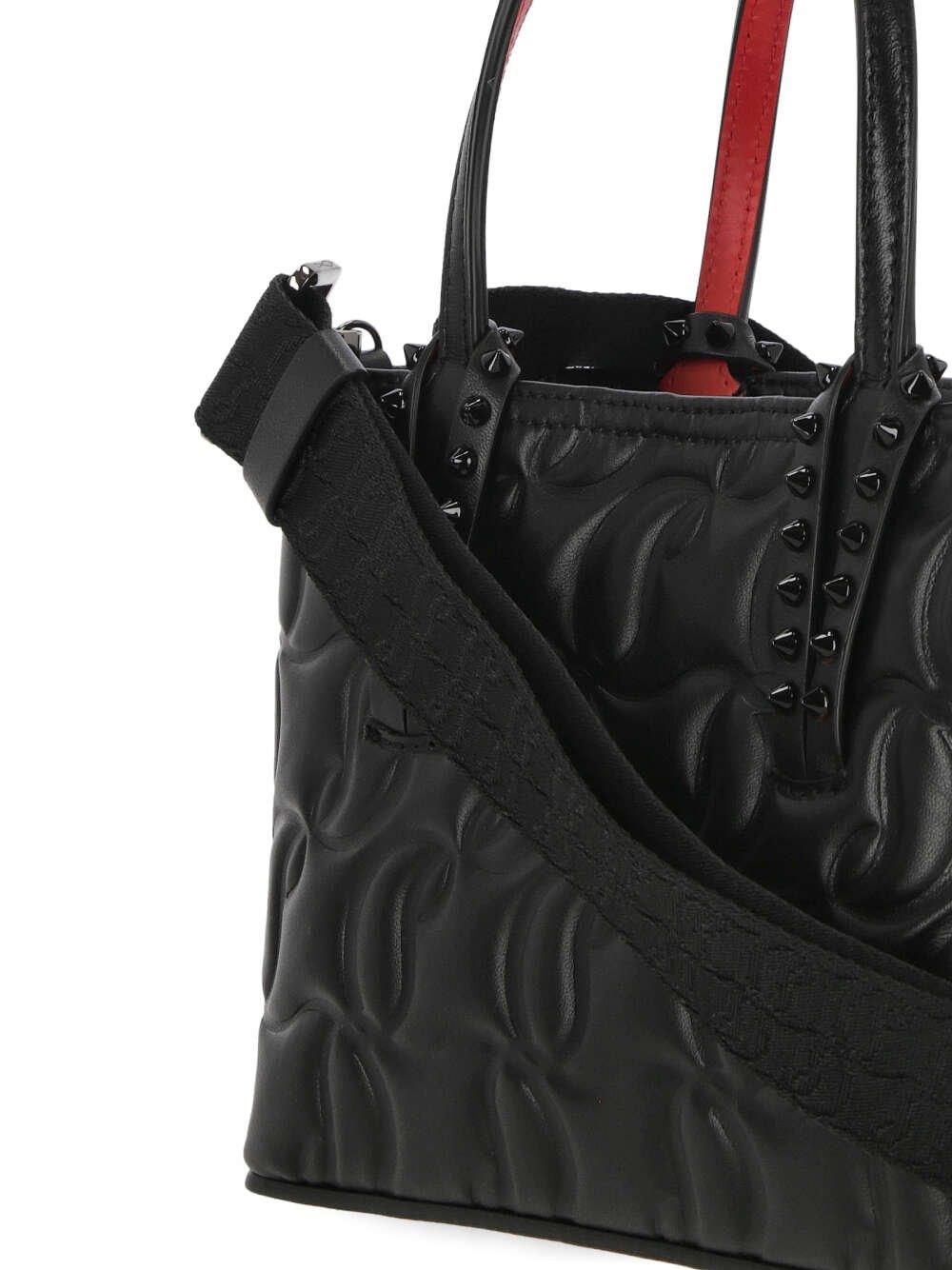 Shop Christian Louboutin Cabata Mini Tote Bag In 000 Black