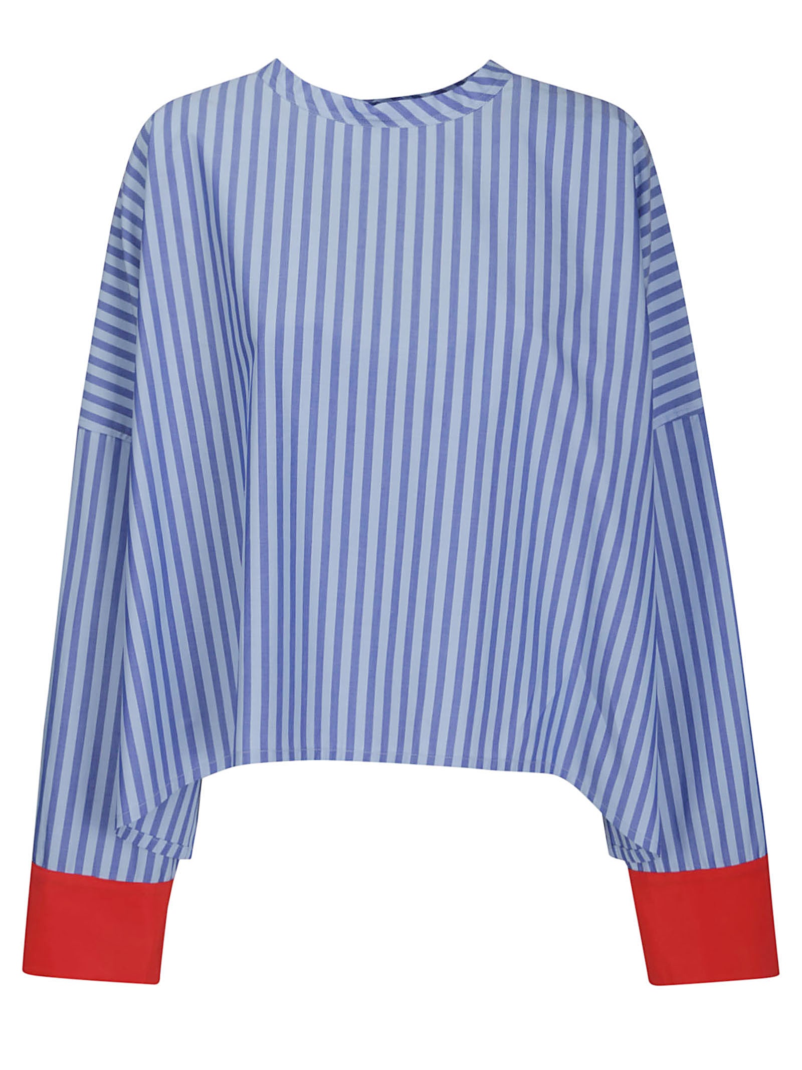 Shop Jejia Uma T-shirt 2 In Blue Striped