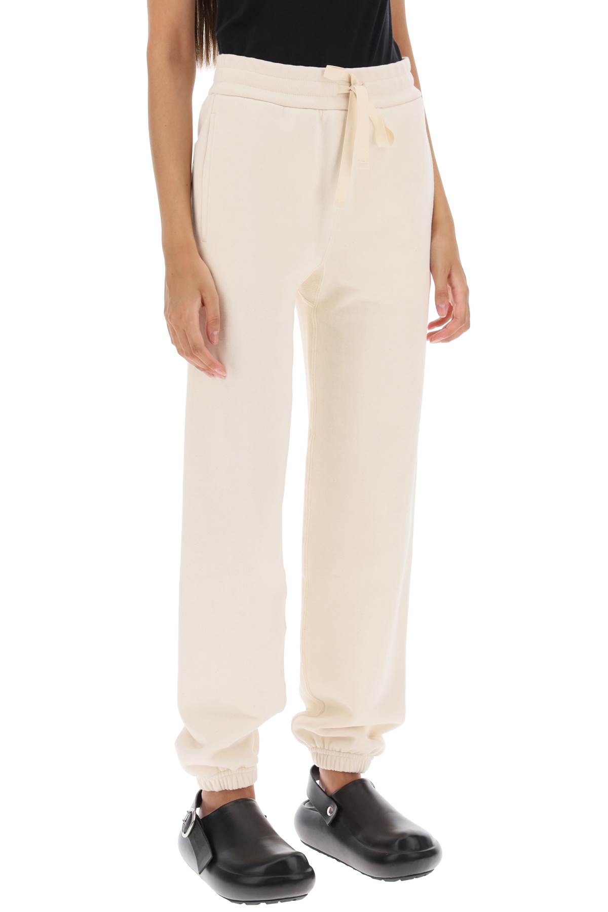 Jil Sander Ivory Cotton Pants
