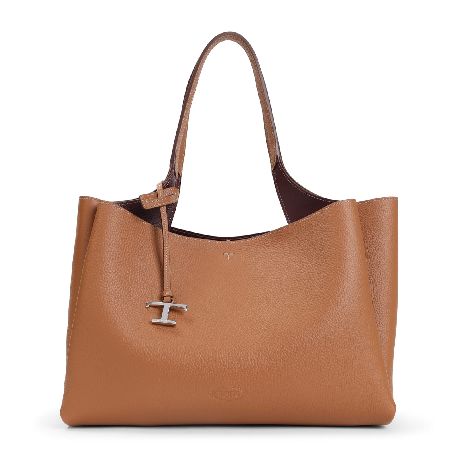 Tod's Tod S Apa Medium Shoulder Bag In Burgundy