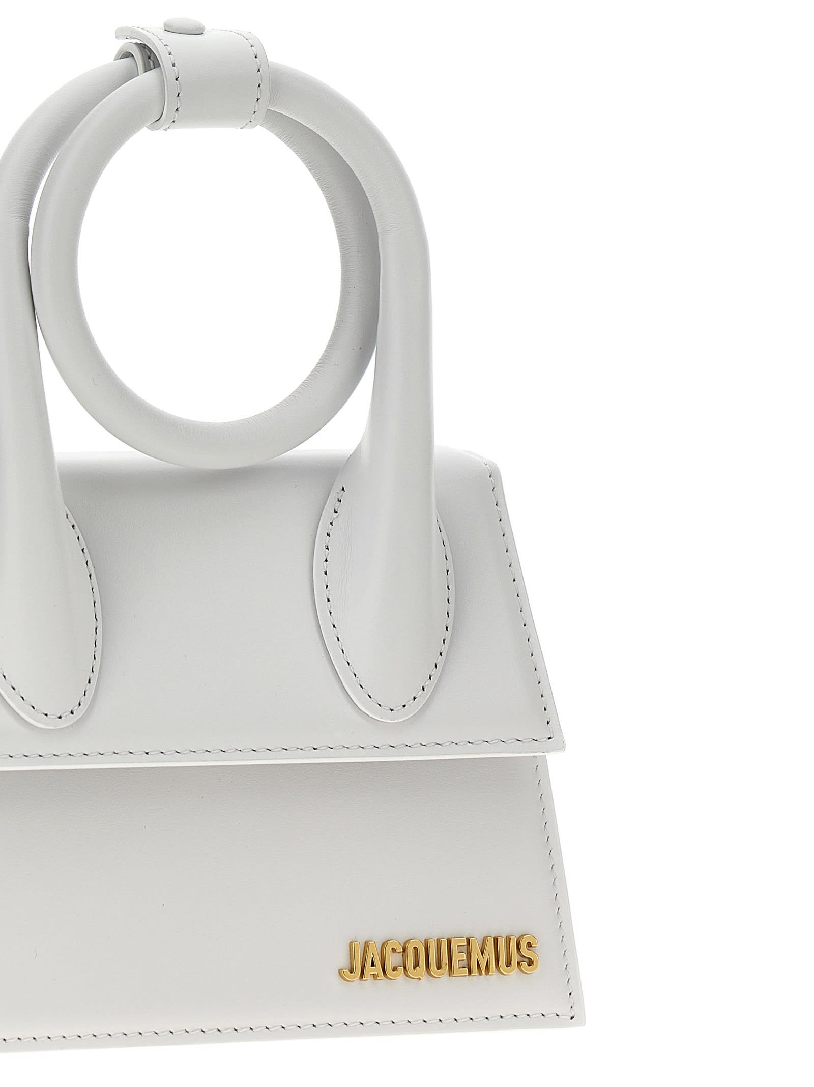 Jacquemus White Le Chiquito Noeud Crossbody Bag