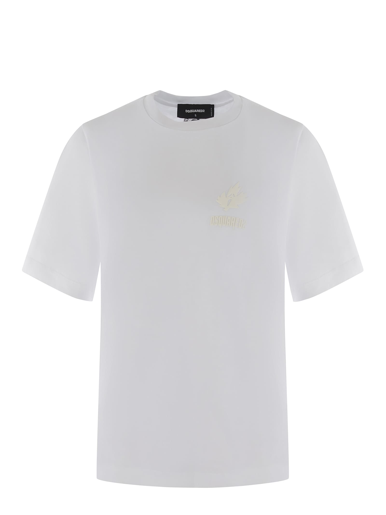 Shop Dsquared2 T-shirt  Made Of Cotton In White