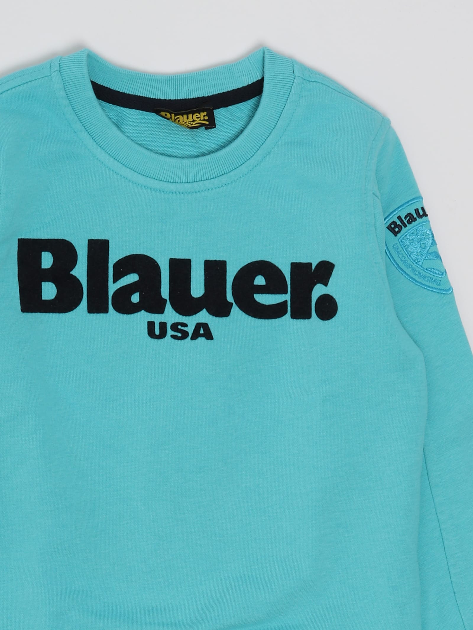 Shop Blauer Sweatshirt Sweatshirt In Azzurro