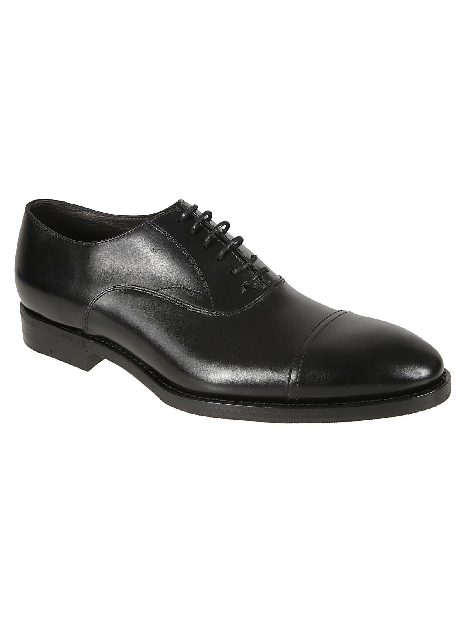 Shop Henderson Baracco Classic Oxford Shoes In Black