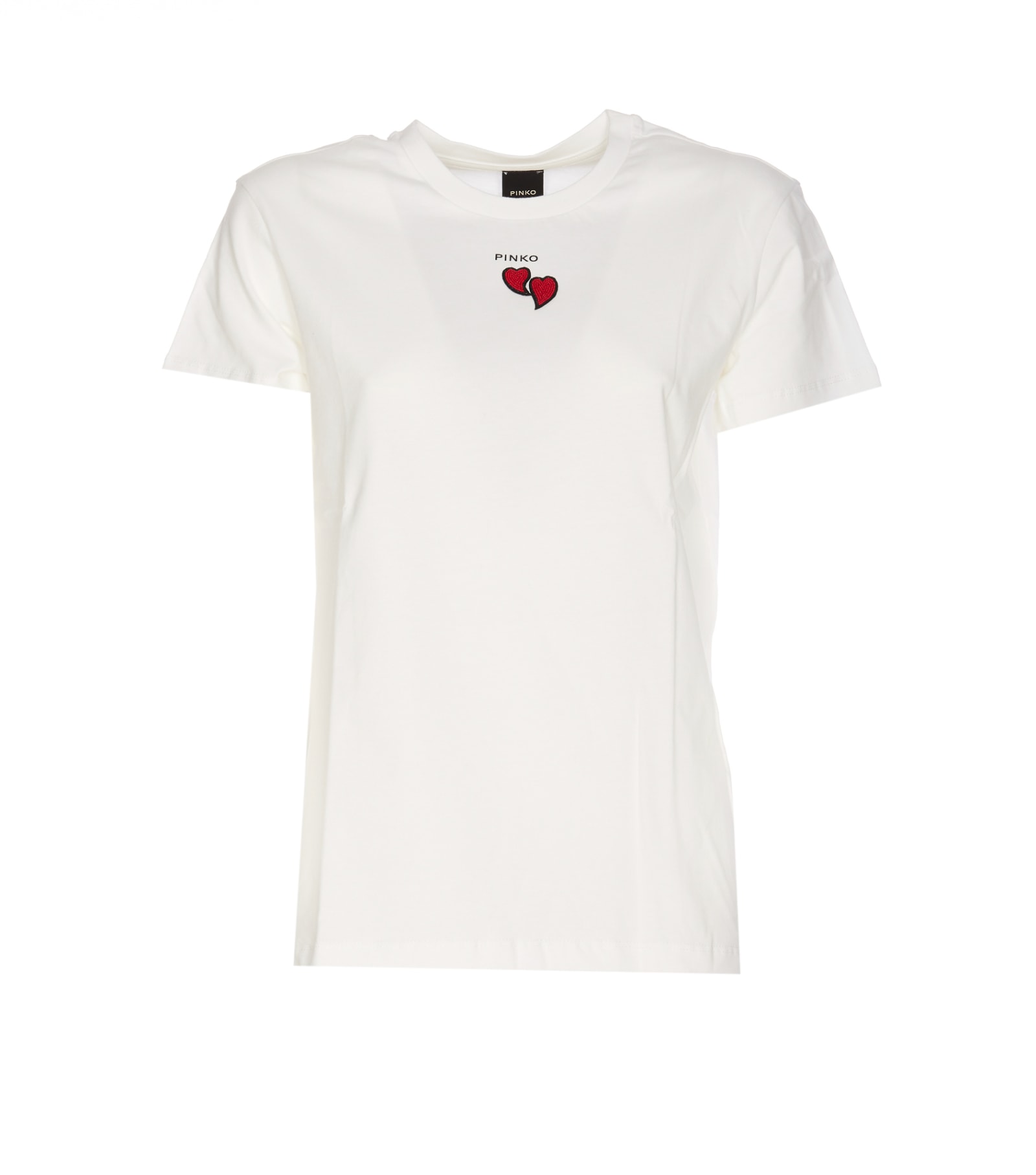 Shop Pinko Trapani T-shirt In White