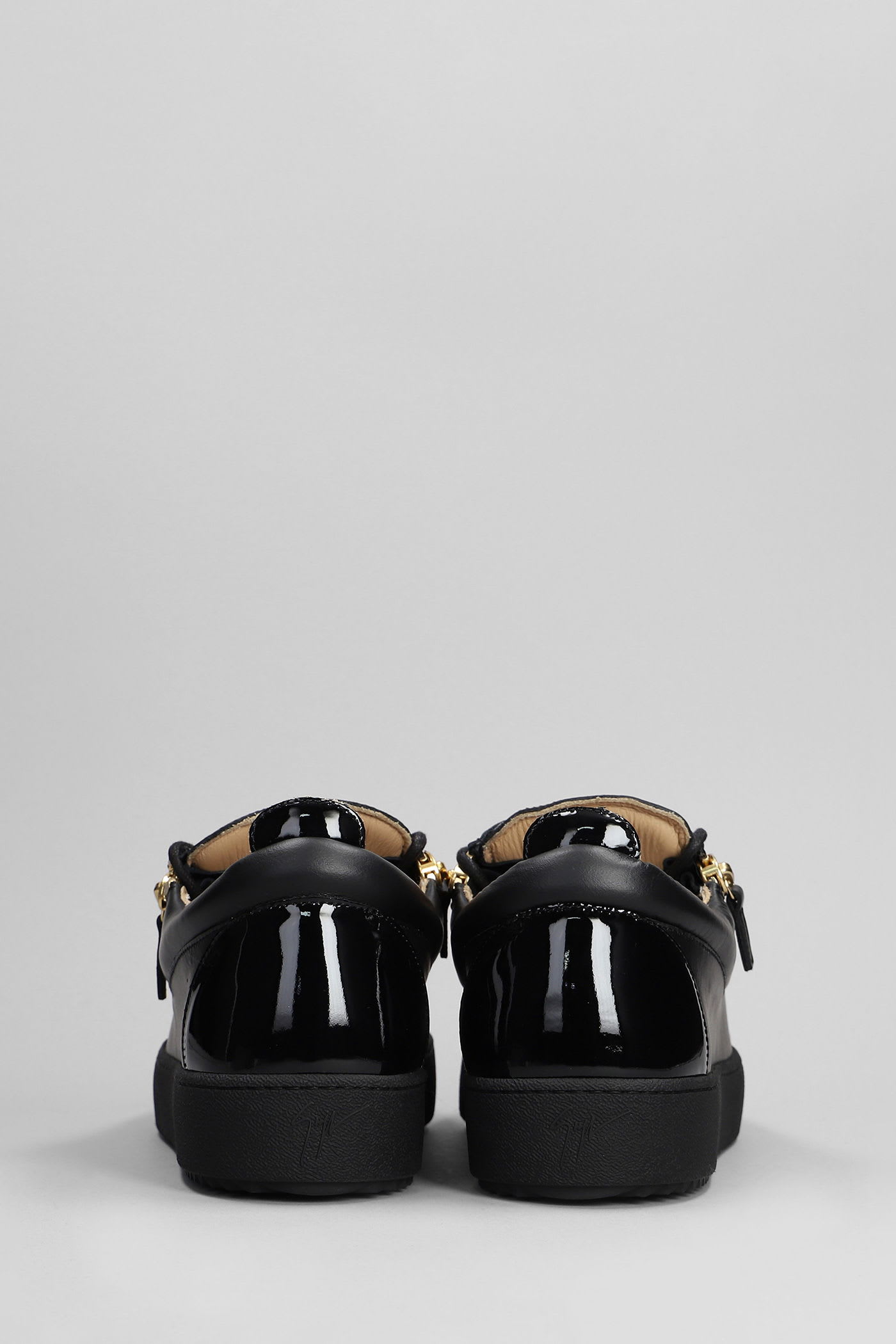 Giuseppe Zanotti A1 Sneakers In Black Leather In Black