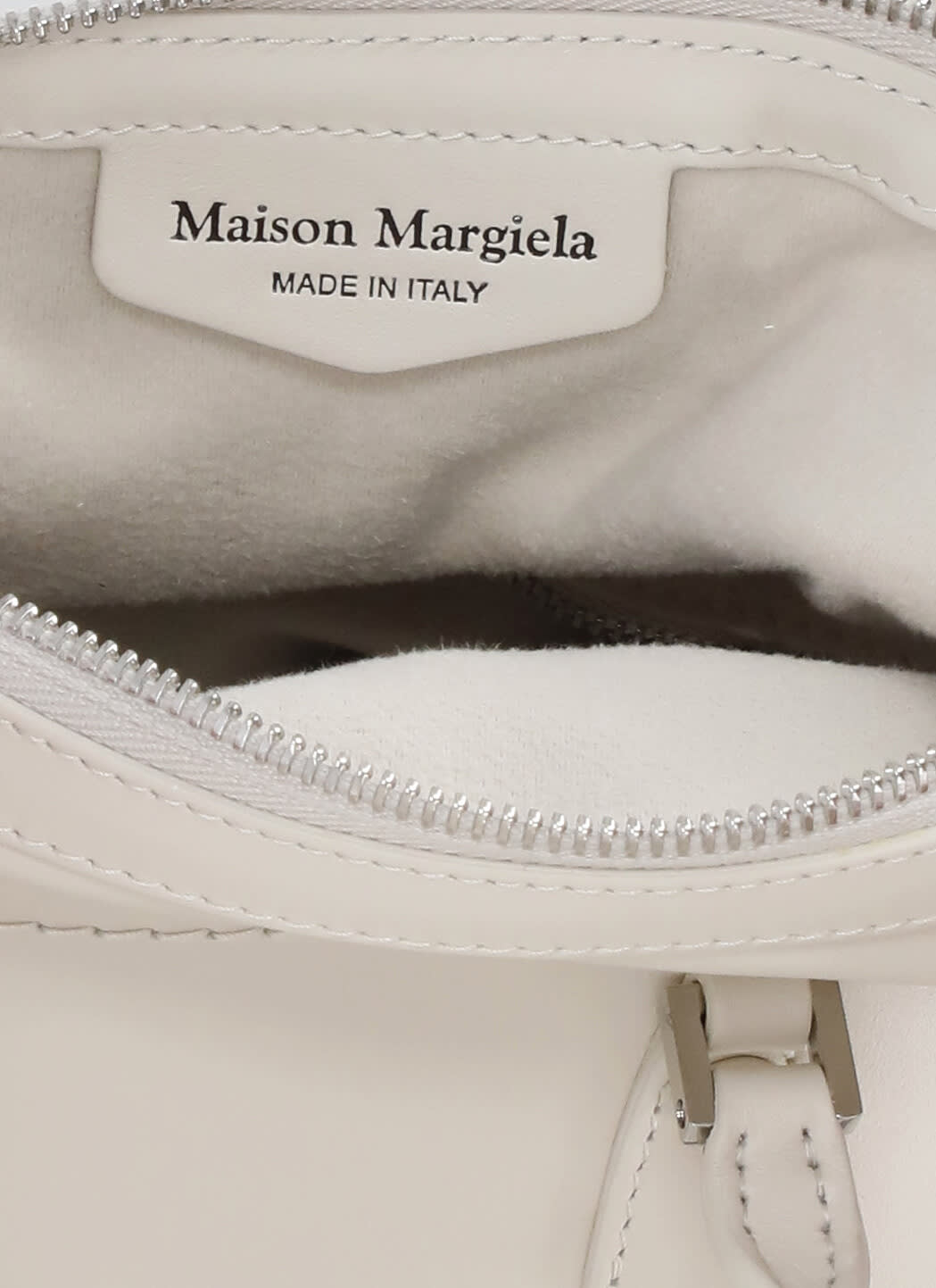 Shop Maison Margiela 5ac Mini Hand Bag In Ivory