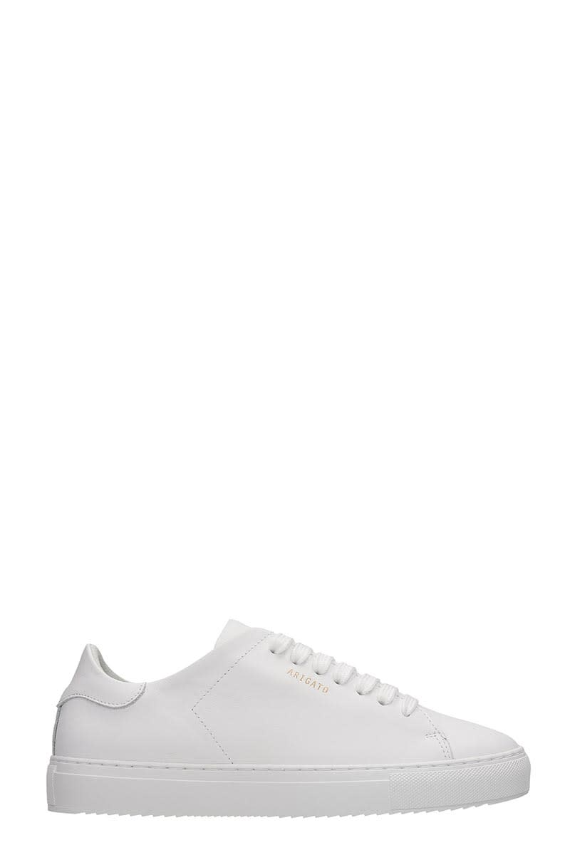 AXEL ARIGATO CLEAN 90 SNEAKERS IN WHITE LEATHER,11270818