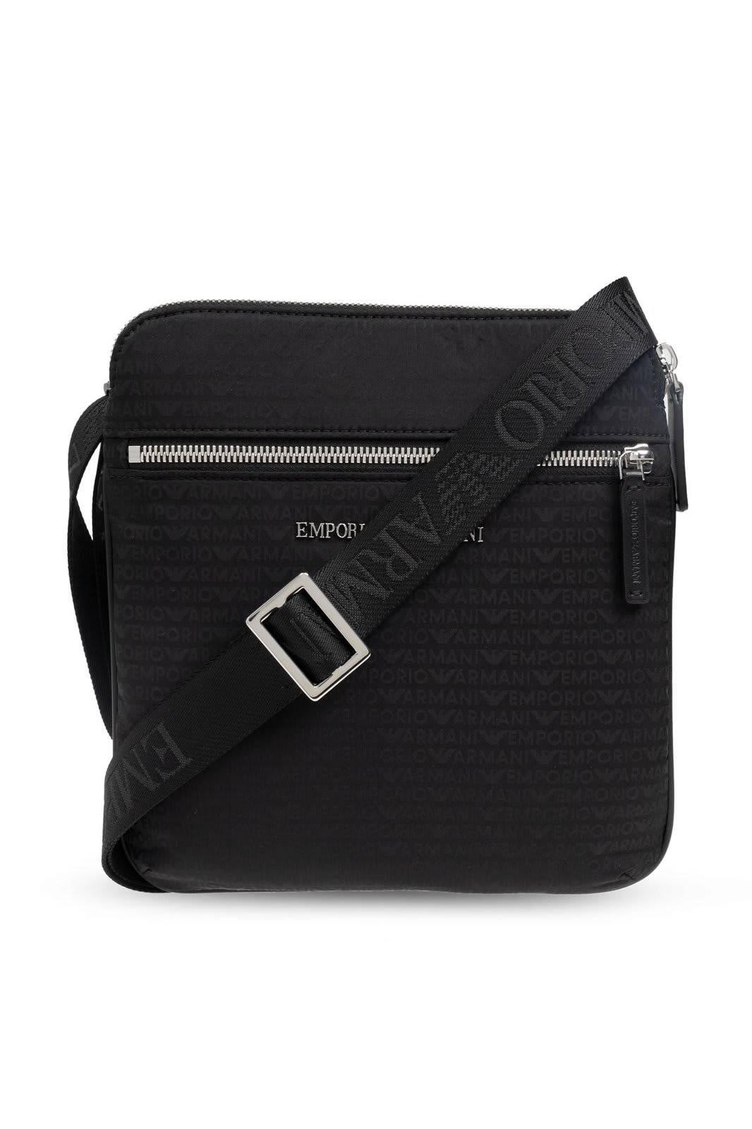 Shop Emporio Armani Shoulder Bag In Black