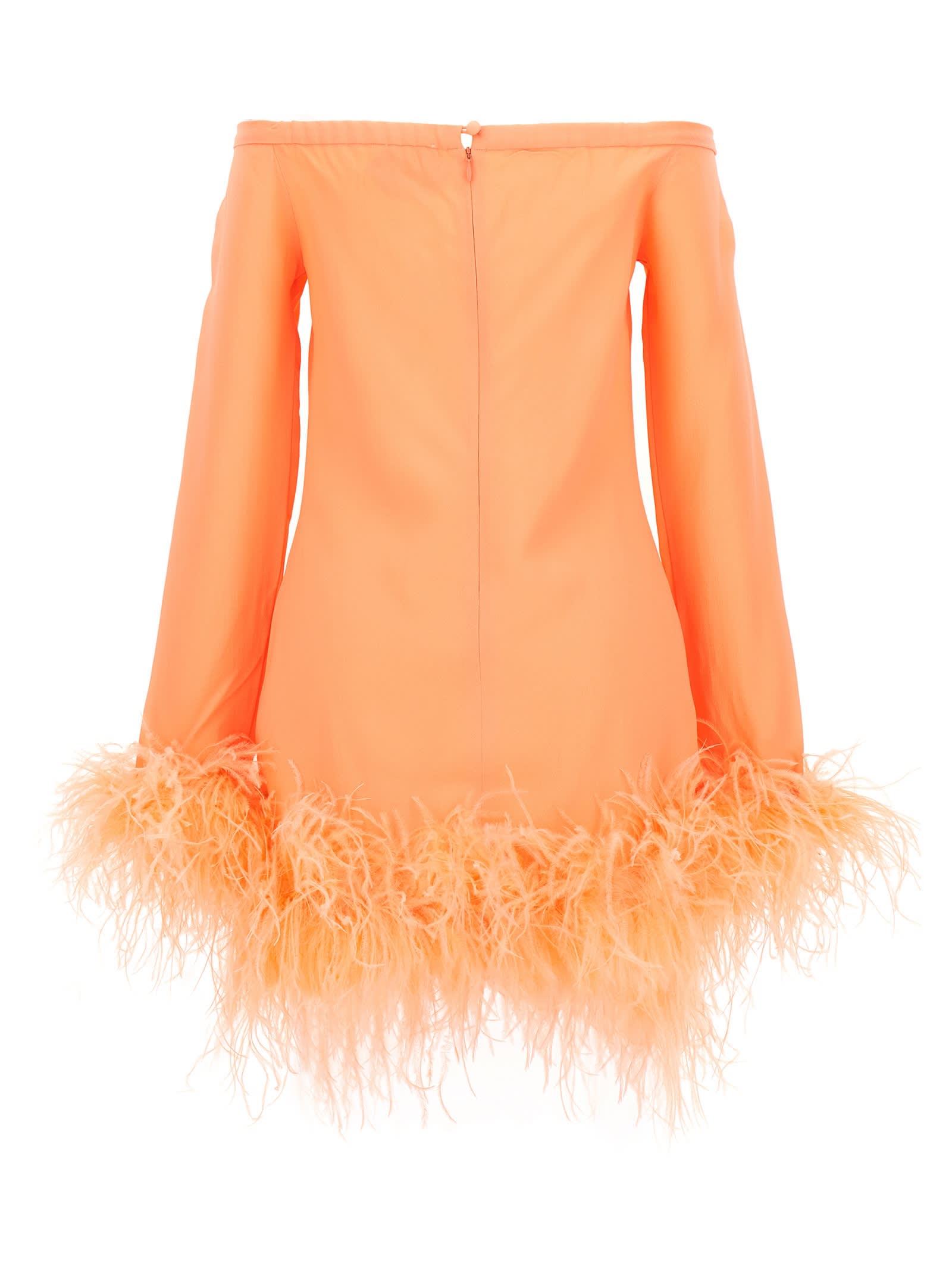 Shop Taller Marmo Domotics Dress In Orange