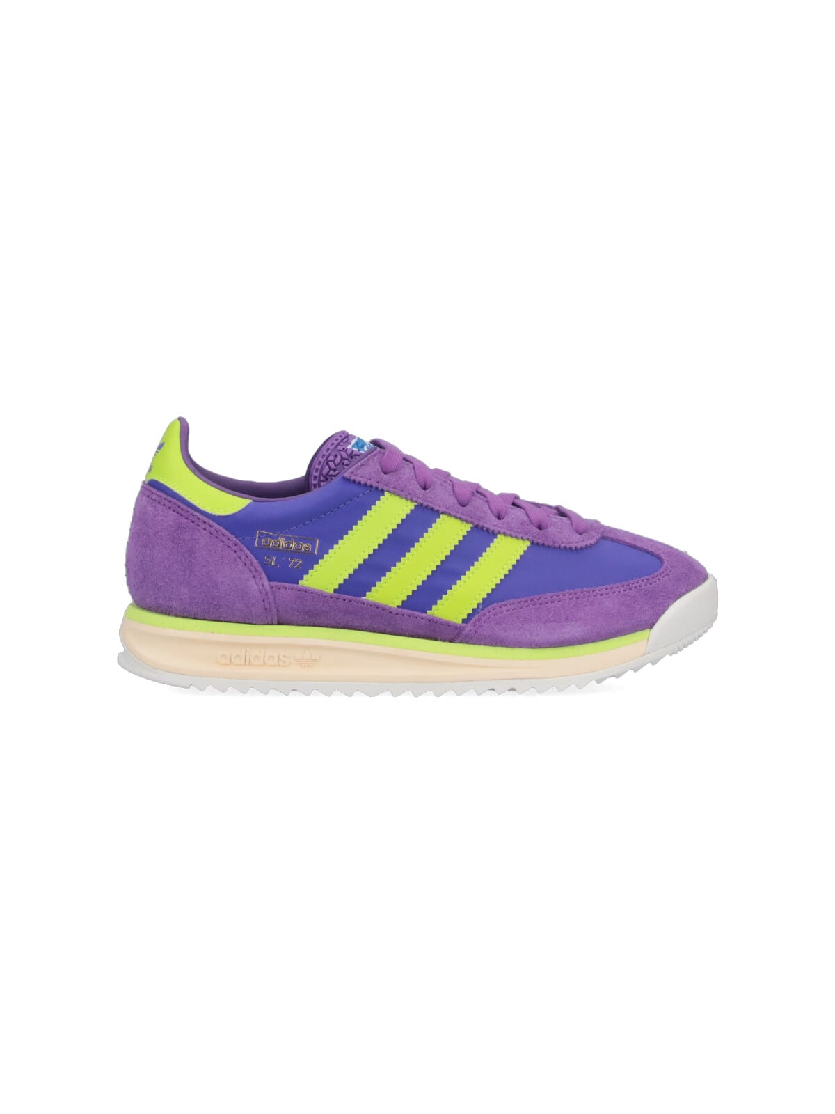 Adidas Originals Sl 72 Rs Sneakers In Viola Suede And Fabric In Purple
