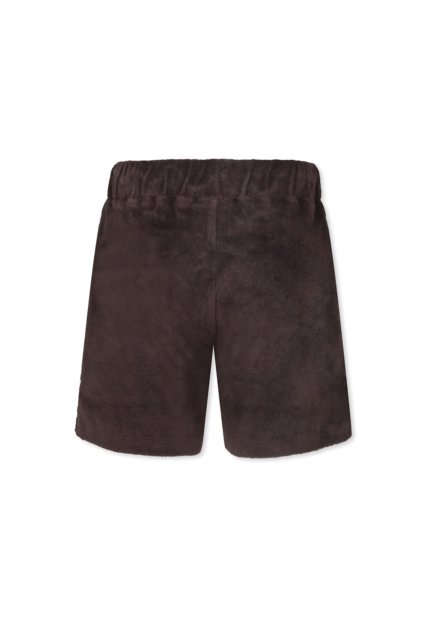 Shop Mini Rodini Grey Shorts For Kids With Piano Print