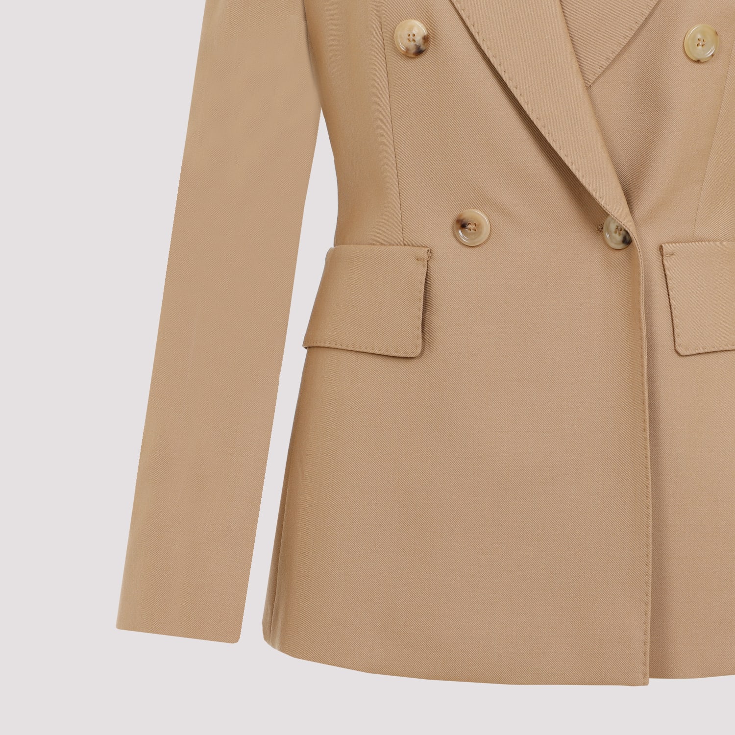 Shop Max Mara Osanna Blazer In Miele