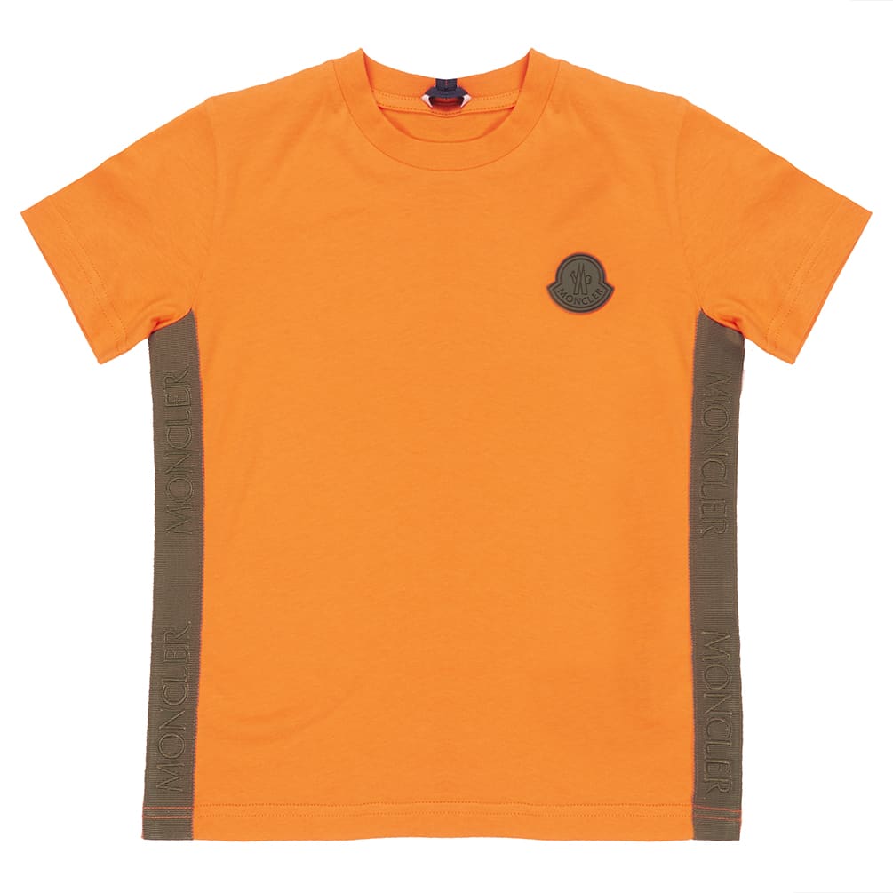 moncler orange t shirt