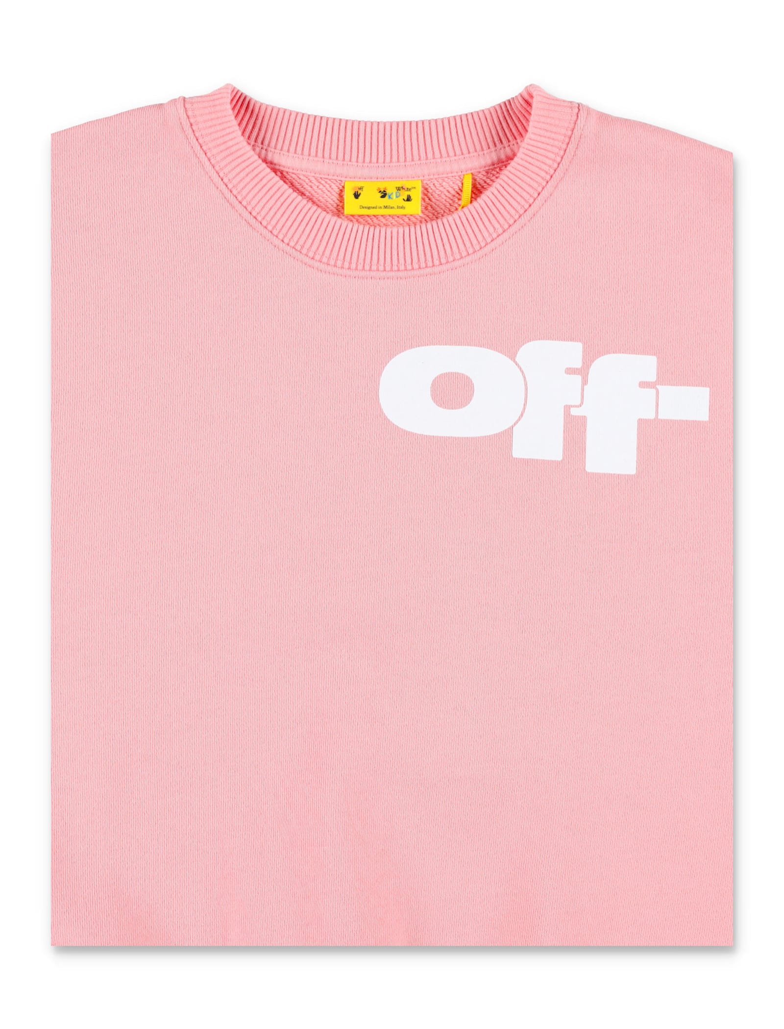 Off-white Kid - Type Graphic Sweatshirt In Pink