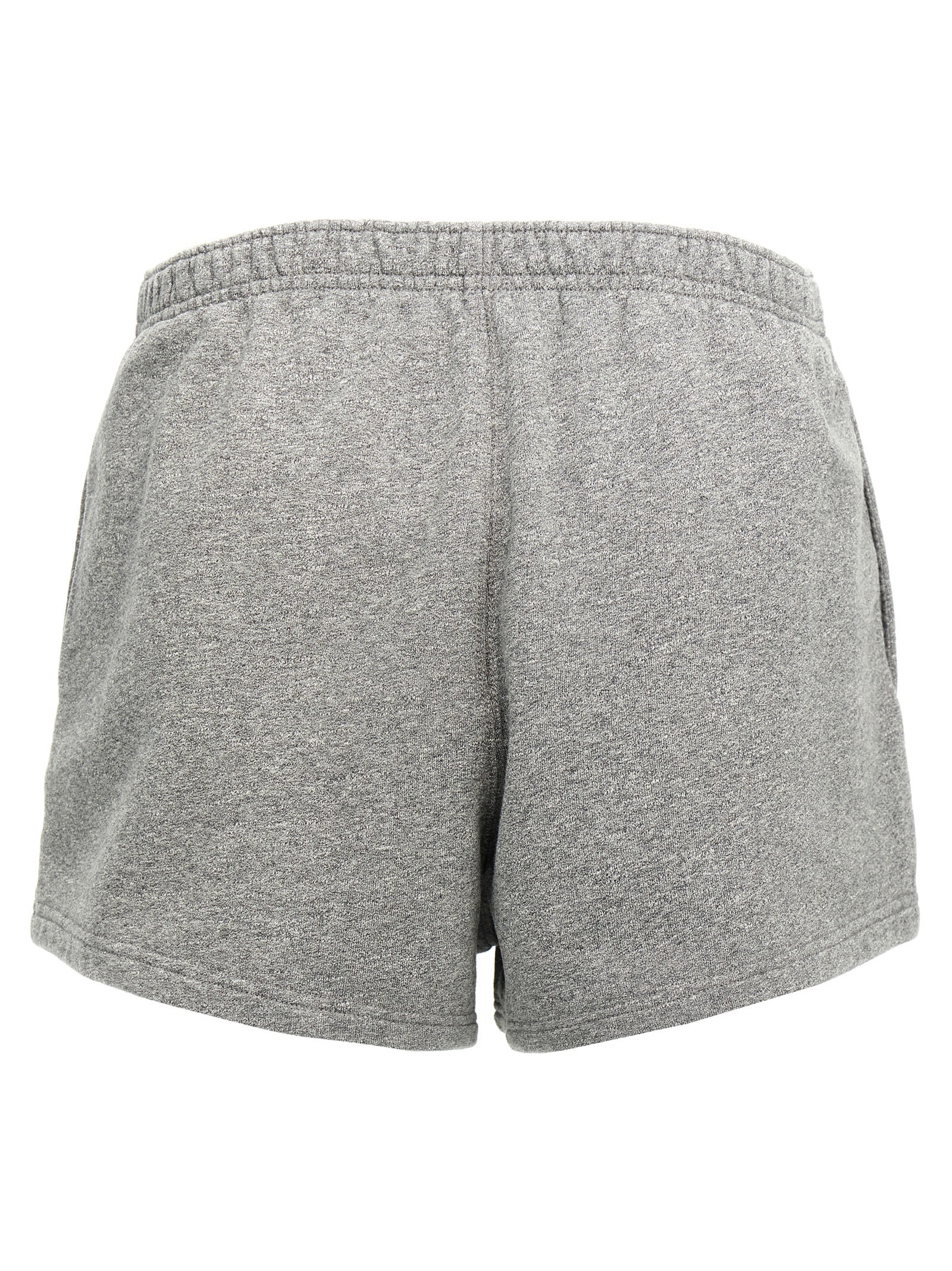 Alexander Wang Shorts Elastic Waistband Side Pockets In Gray
