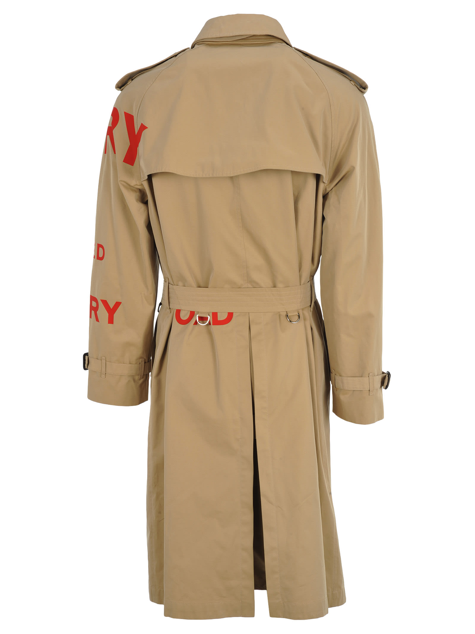 burberry print trench coat
