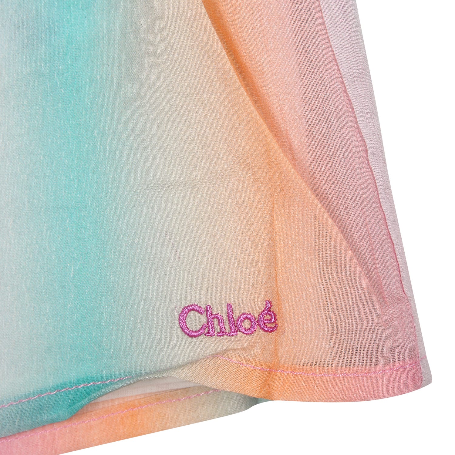 Shop Chloé Multicolor Top For Baby Girl