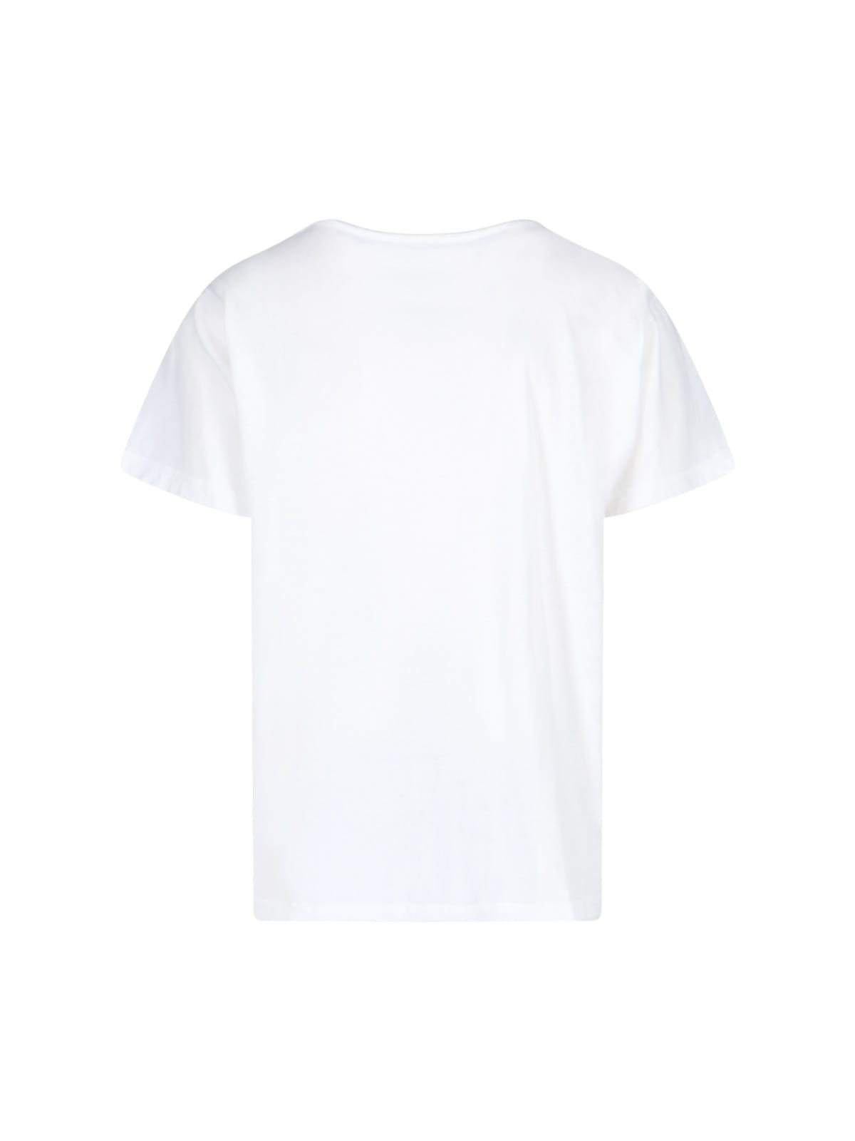 Shop Greg Lauren Henley T-shirt In White