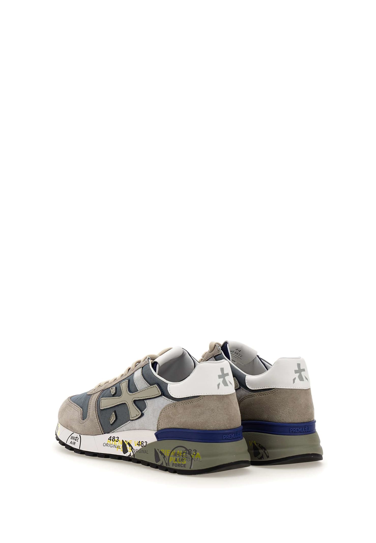 Shop Premiata Mick 6611 Sneakers In Grey