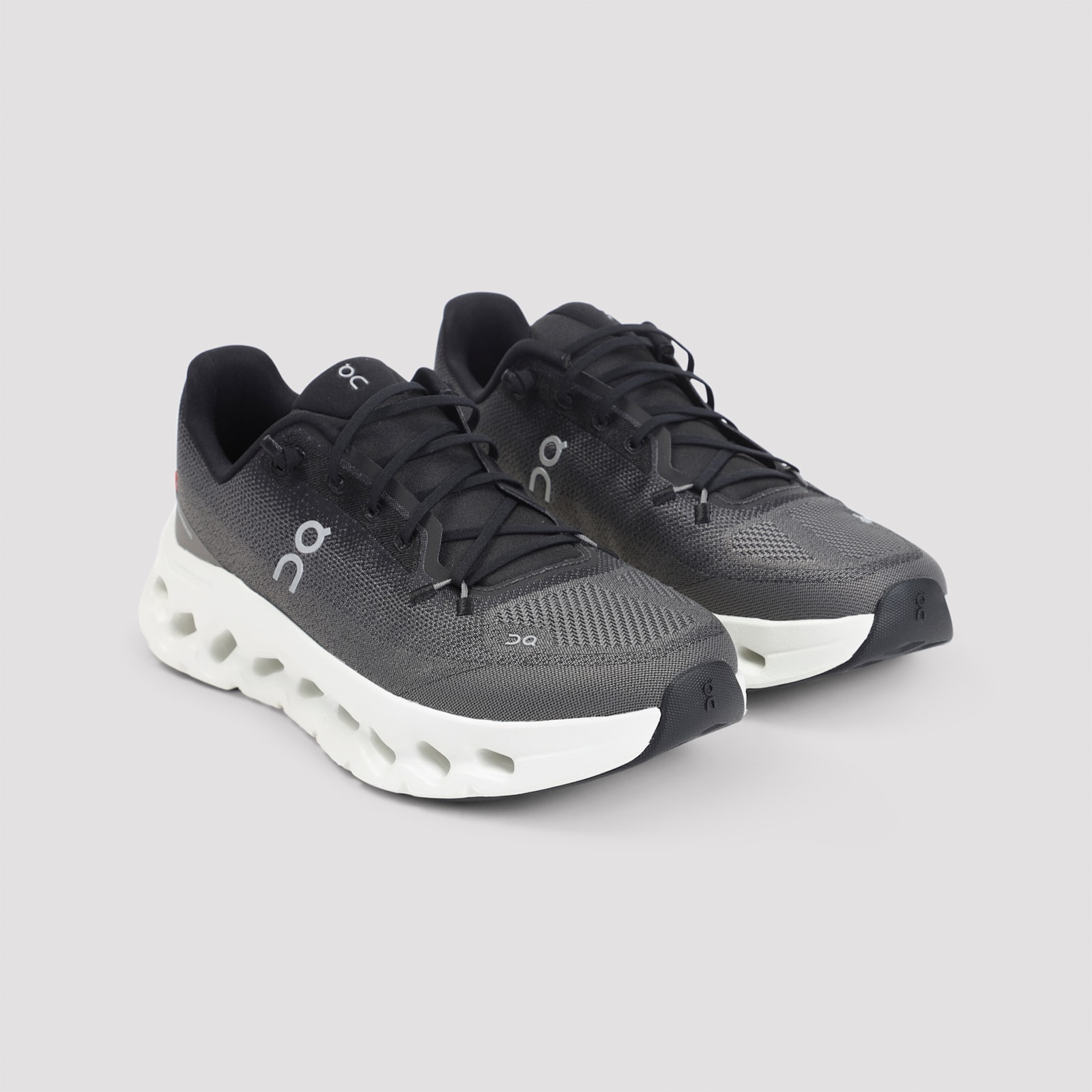 On Dark Grey Sneakers With Breathable Upper In Gray
