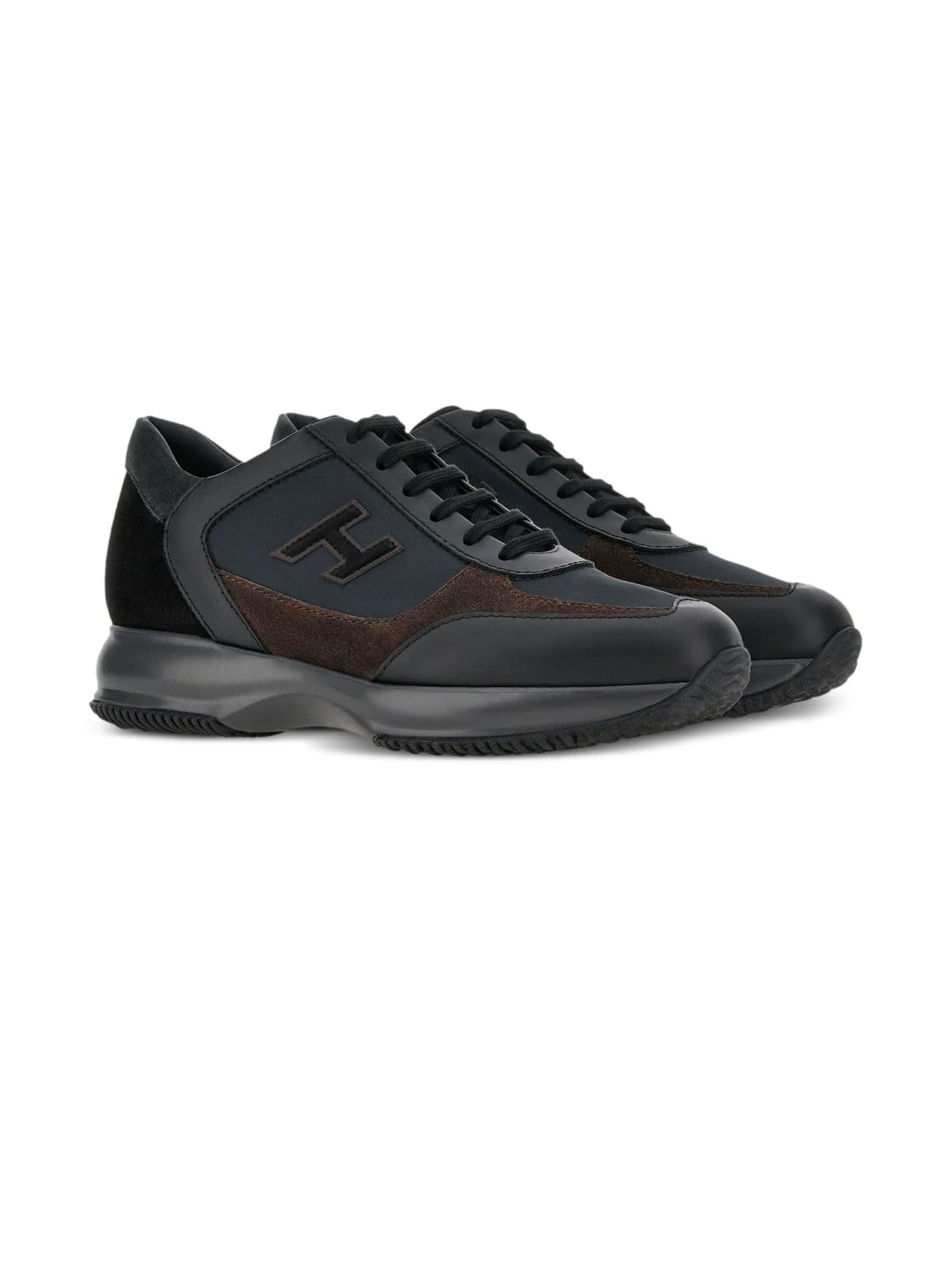 Shop Hogan Sneakers Black