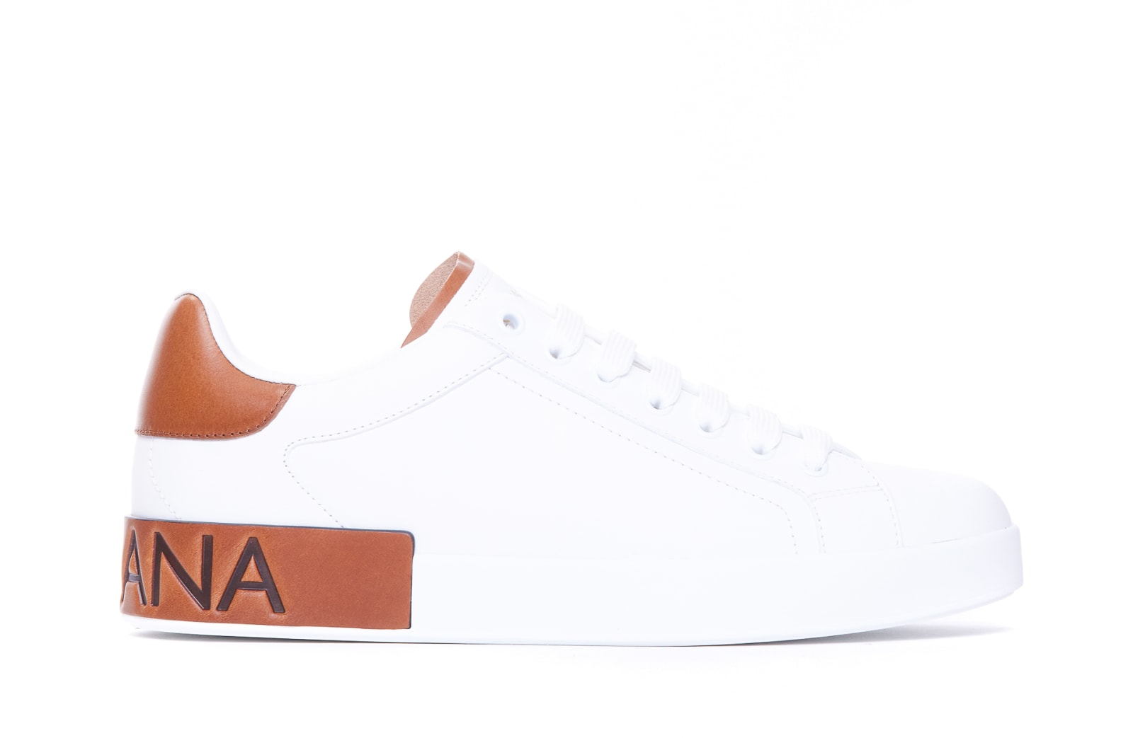 Shop Dolce & Gabbana Portofino Sneakers In White