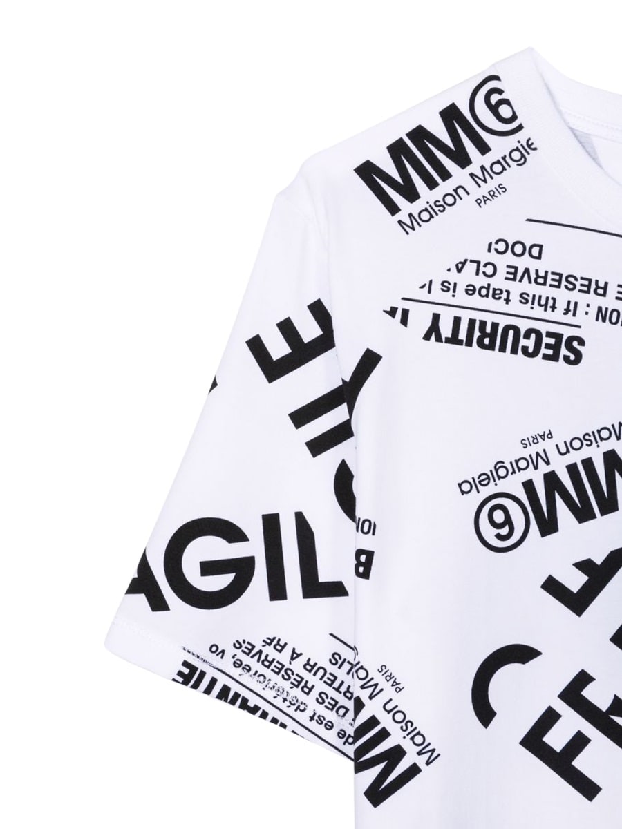 Mm6 Maison Margiela T-shirt In White
