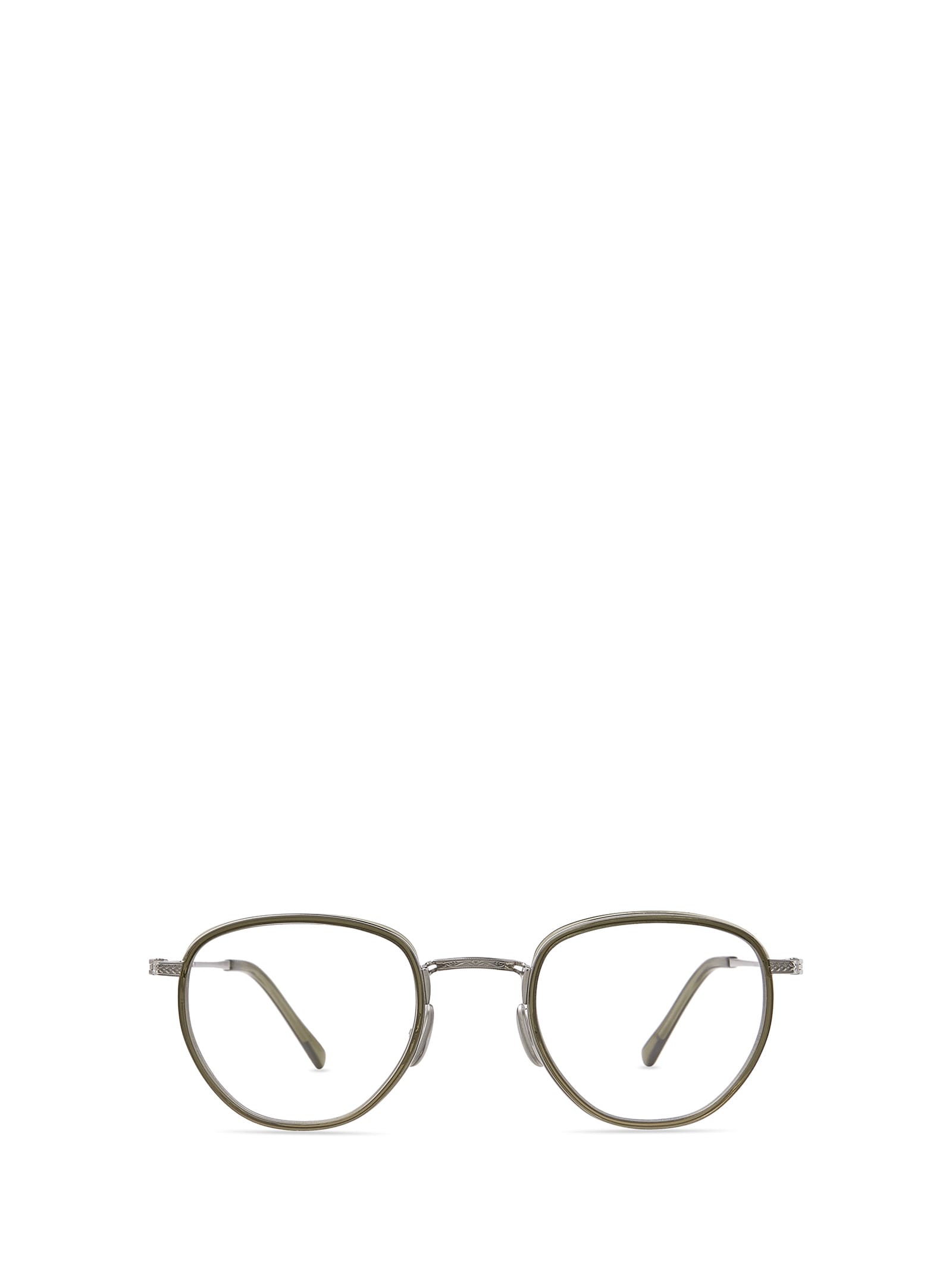 Shop Mr Leight Roku C Limu-platinum Glasses