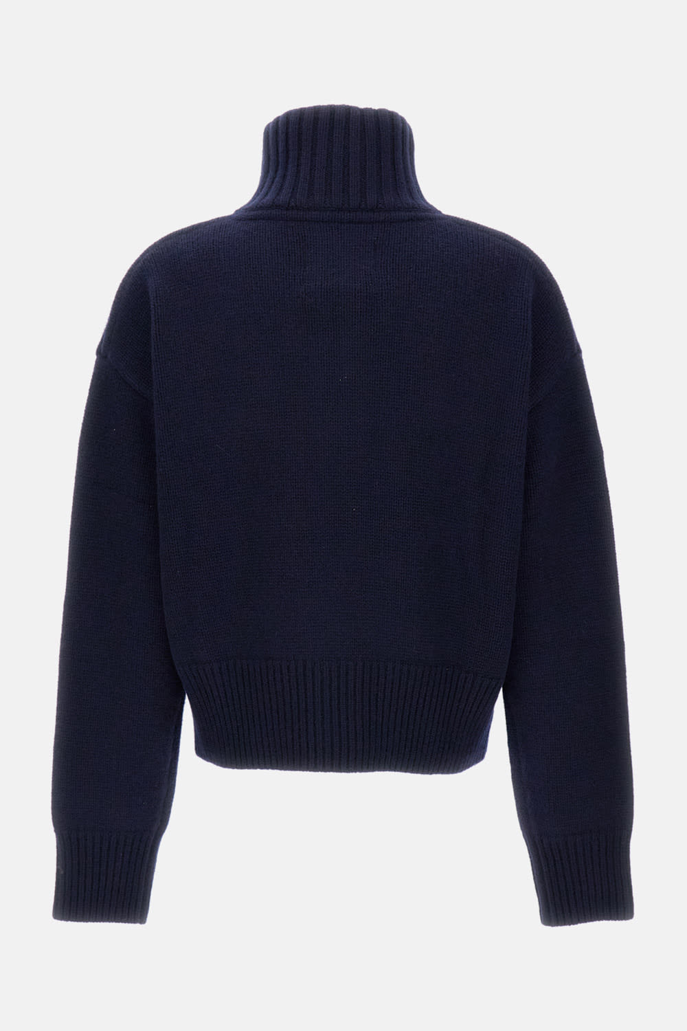 Extreme Cashmere High-neck Zip-front Cardigan In Brown