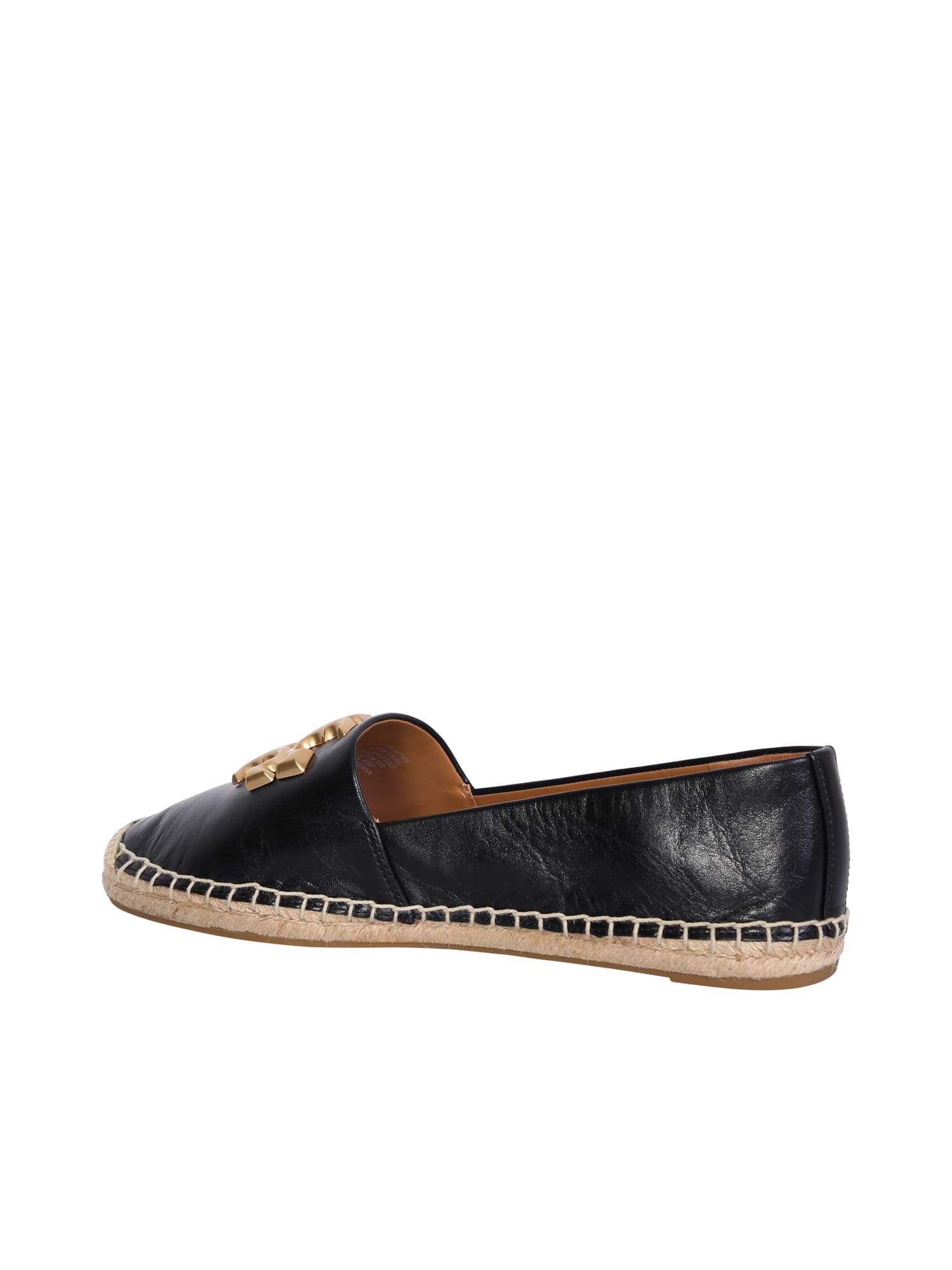 Shop Tory Burch Eleanor Espadrillas In Black