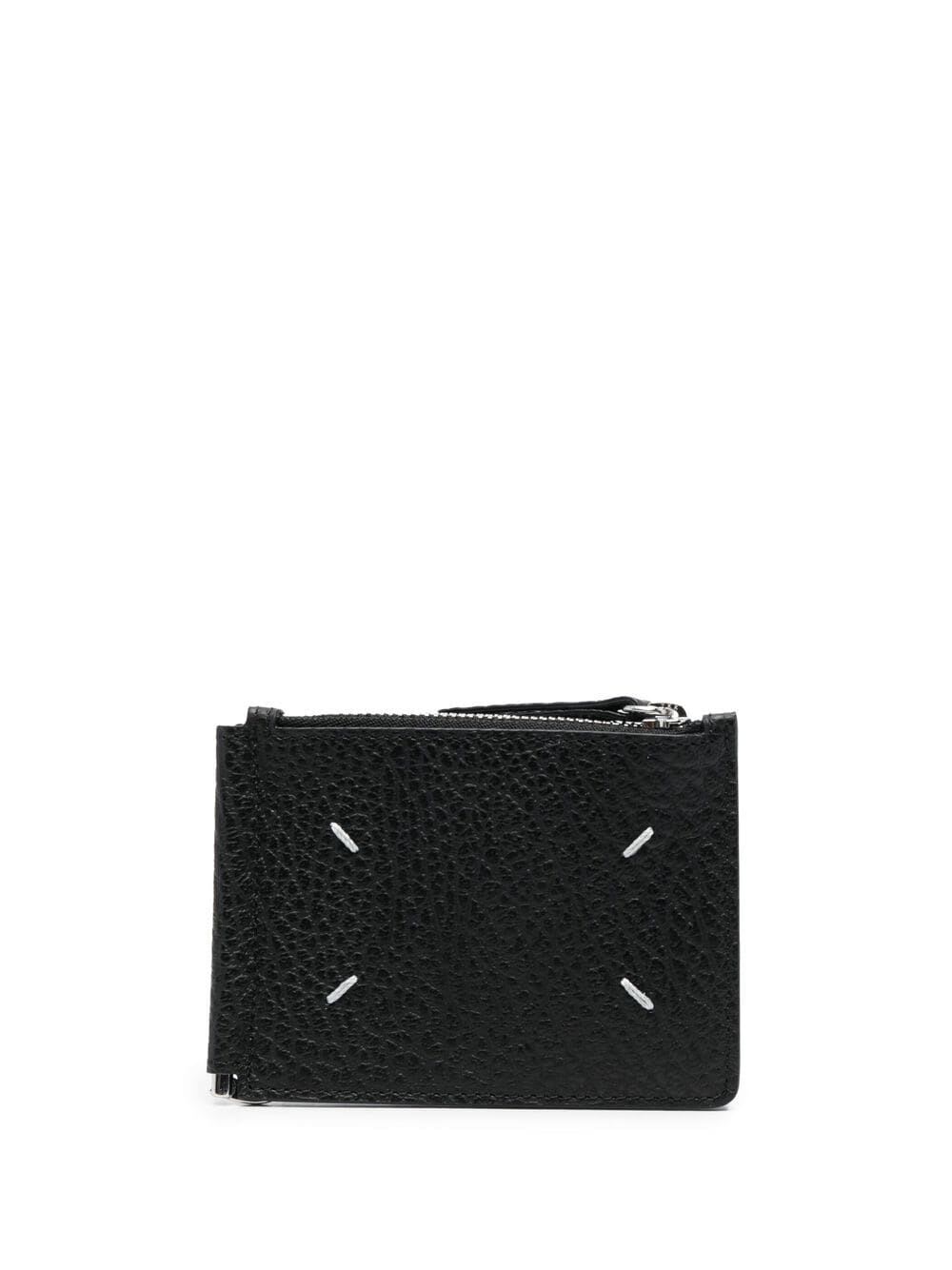Maison Margiela Wallet Slim 2 Pincer Accessories In Black