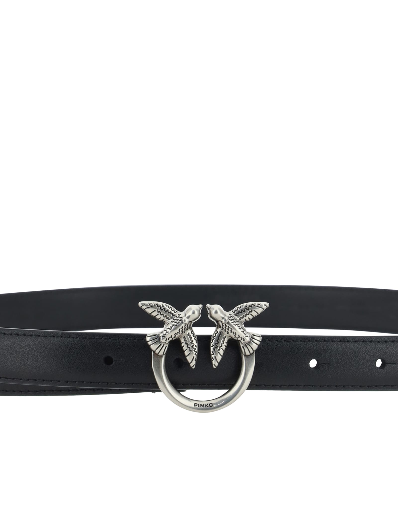 Shop Pinko Love Berry Belt In Black