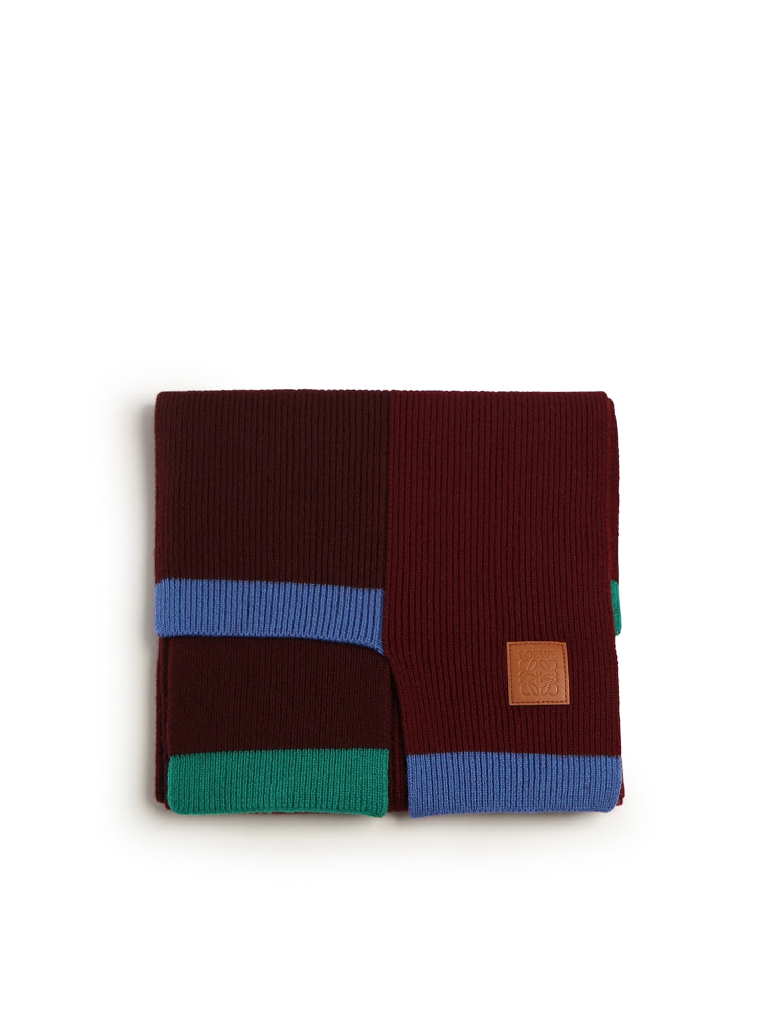 Loewe Asymmetrical Wool Scarf