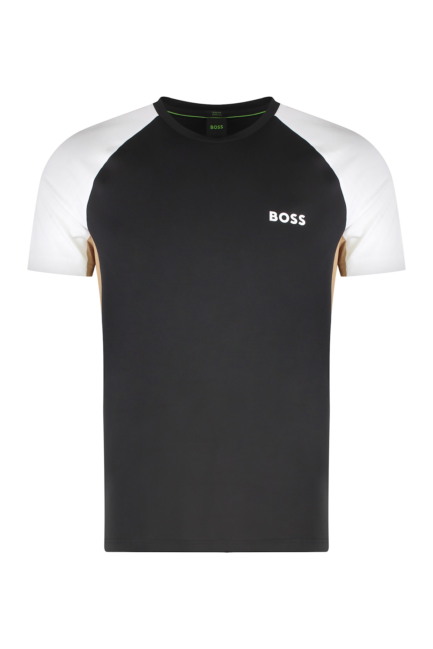 Shop Hugo Boss Techno Fabric T-shirt In Black