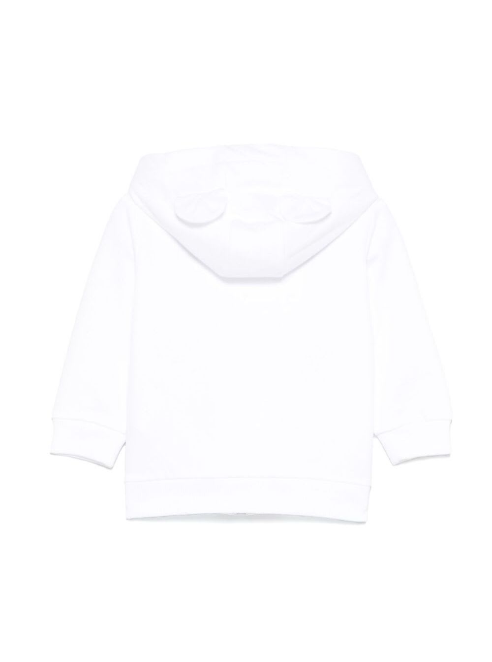 Moschino Hooded Sweatshirt Addition In White