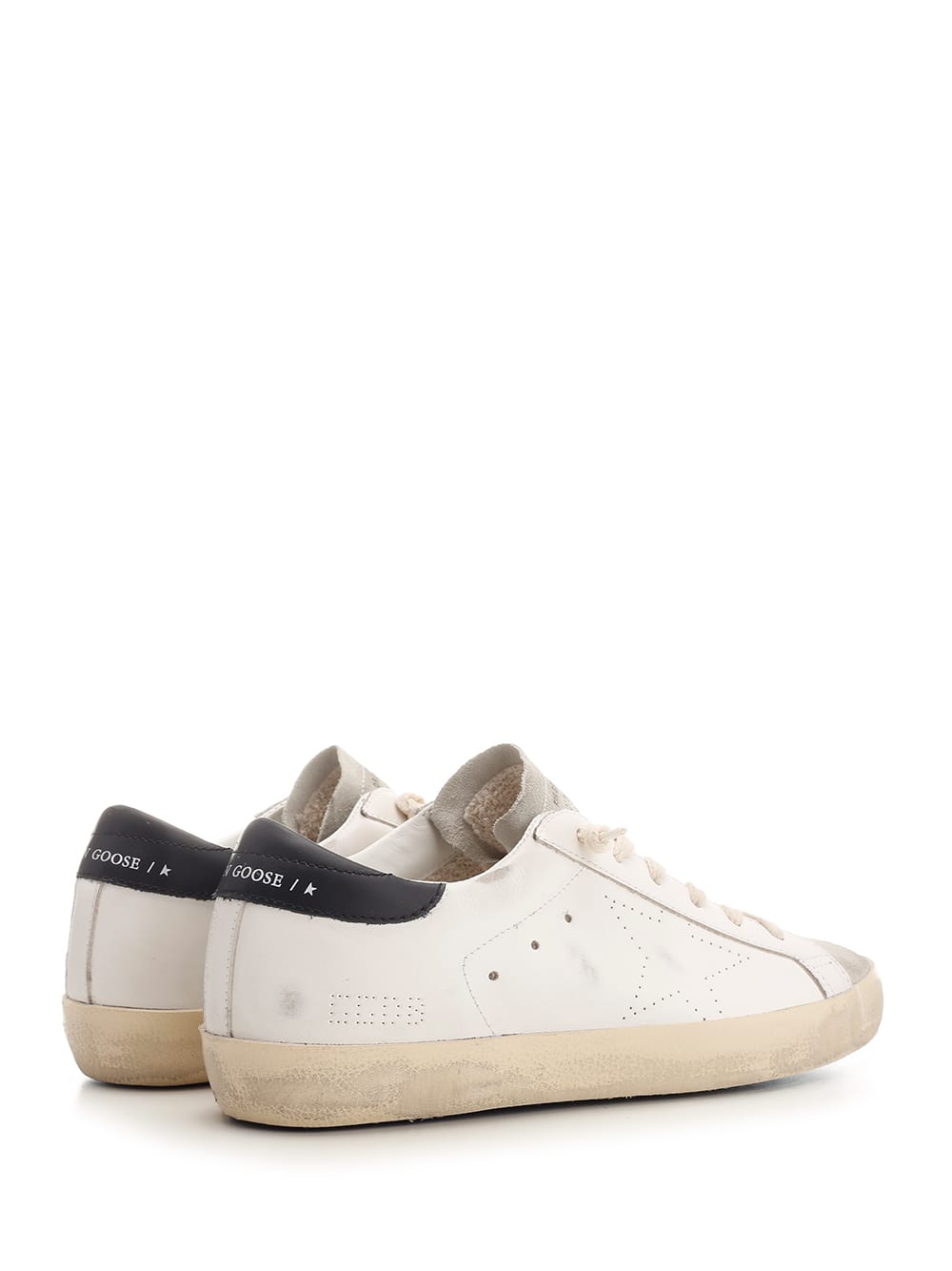 Golden Goose Superstar Sneakers In White/ice/black