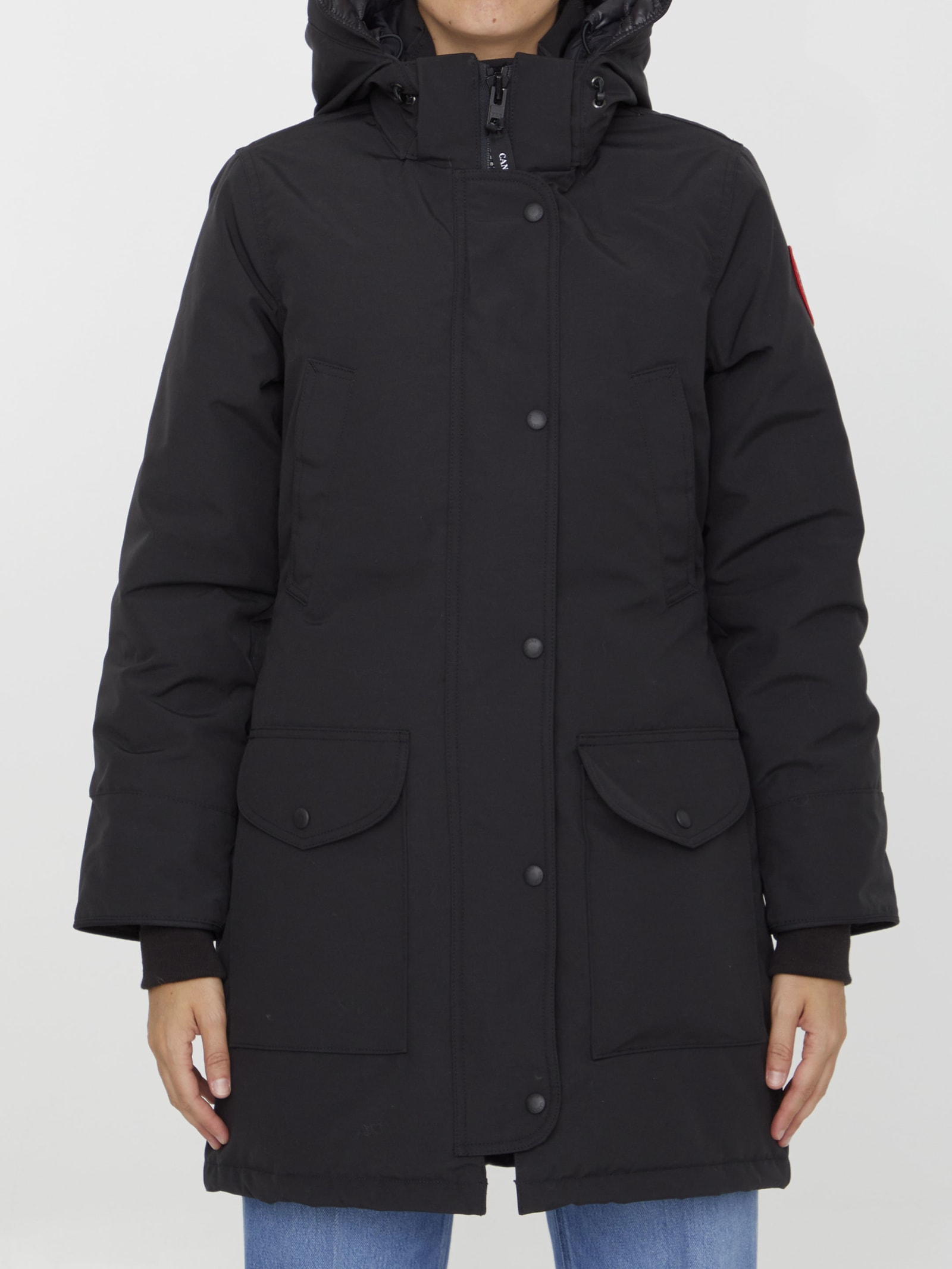 Shop Canada Goose Trillium Parka In Black