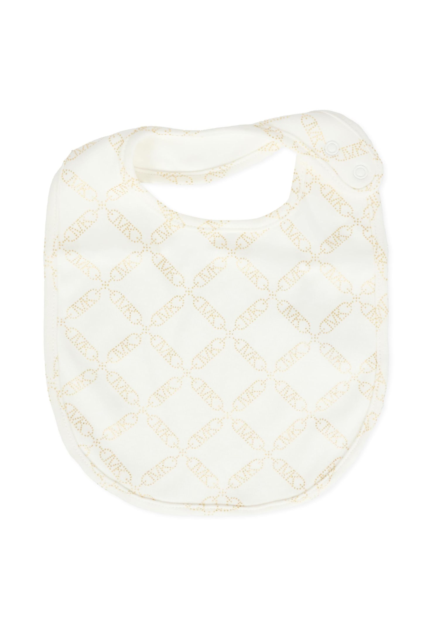 Michael Kors Ivory Babygrow Set For Baby Girl With Logo In White