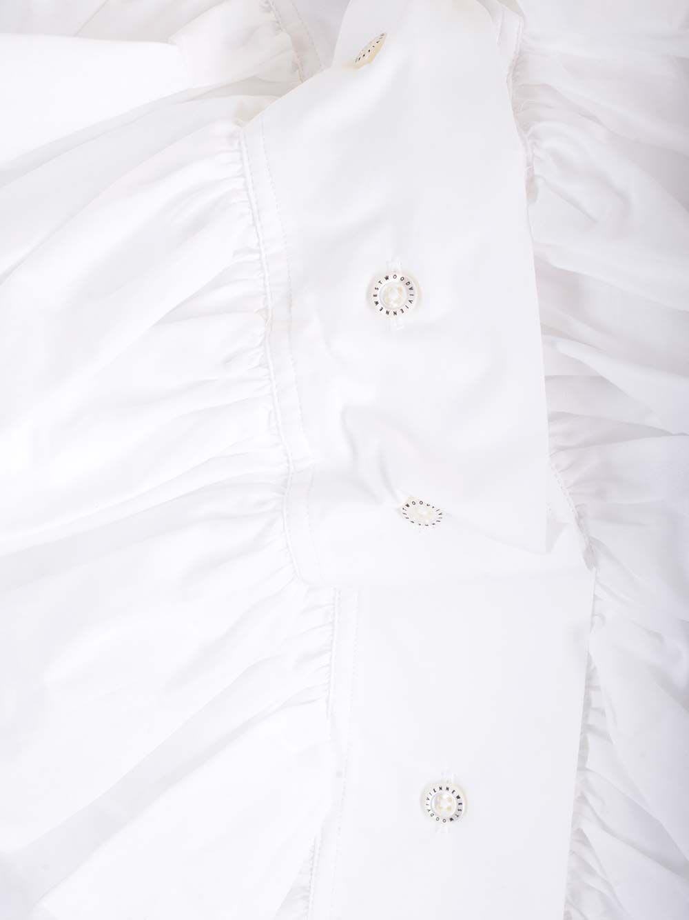 Shop Vivienne Westwood Wizard Frill Shirt In White