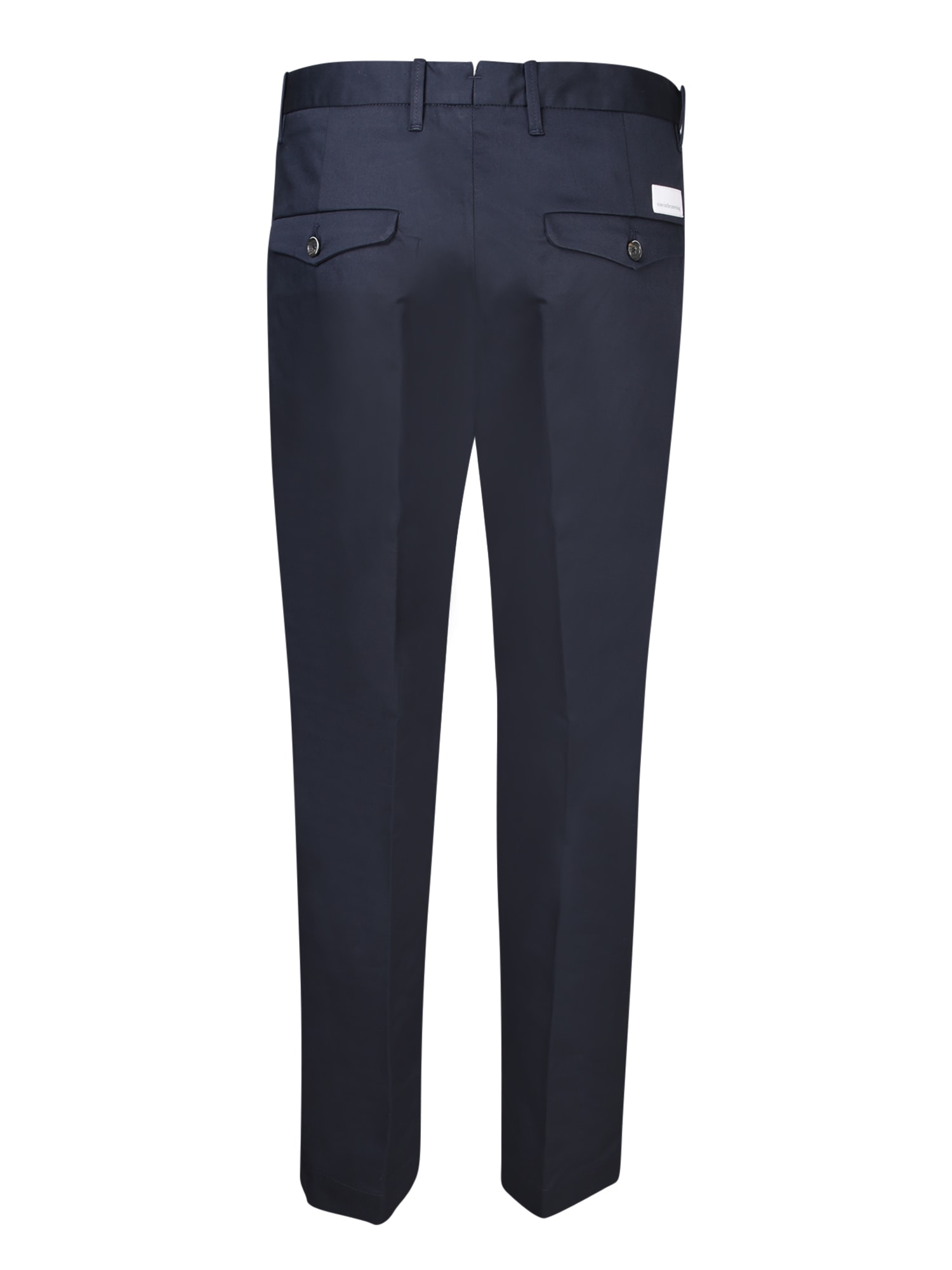 Shop Nine In The Morning Blue Tailored Trousers