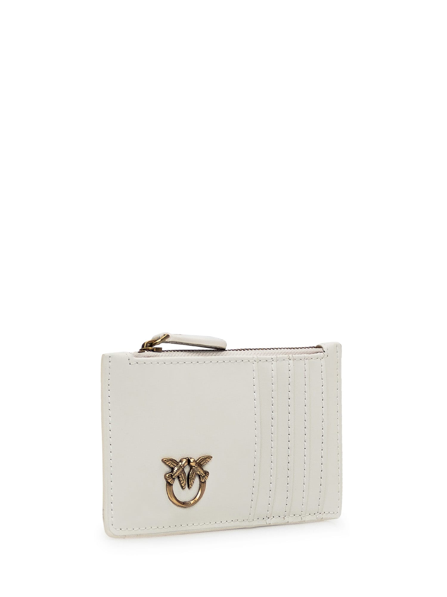 Shop Pinko Cardholder With Logo In White