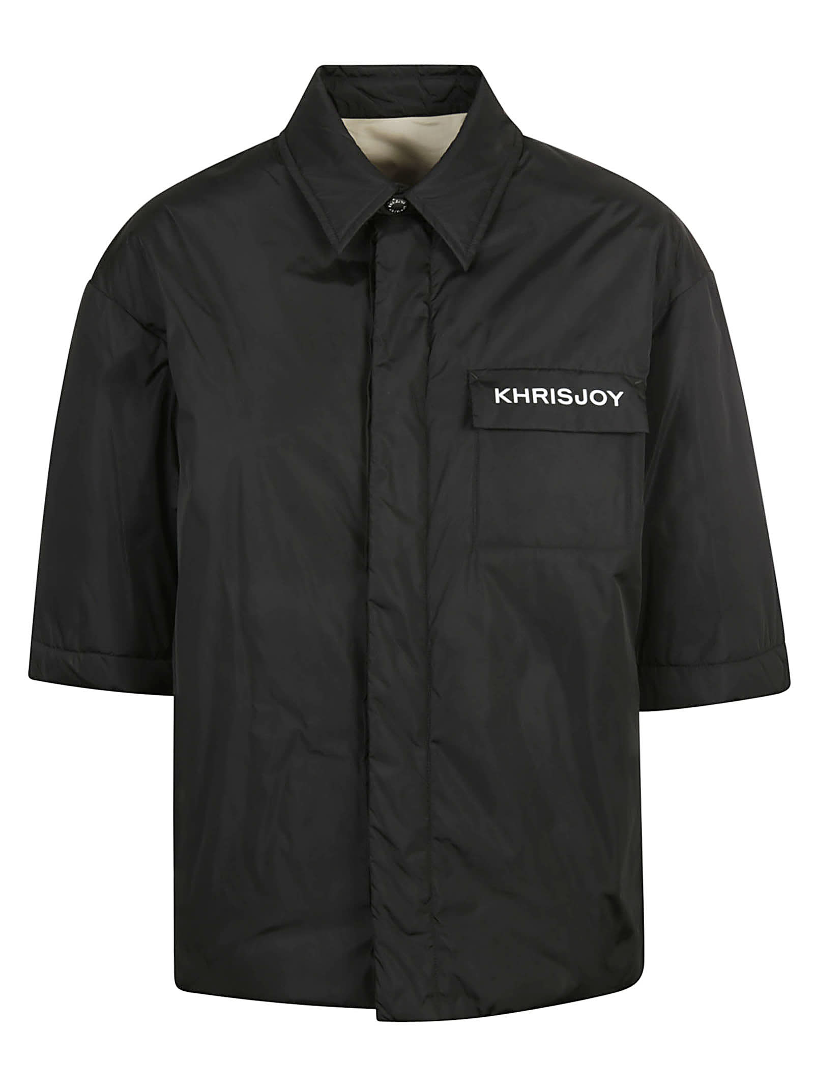 Khrisjoy Crop Bowling Shirt