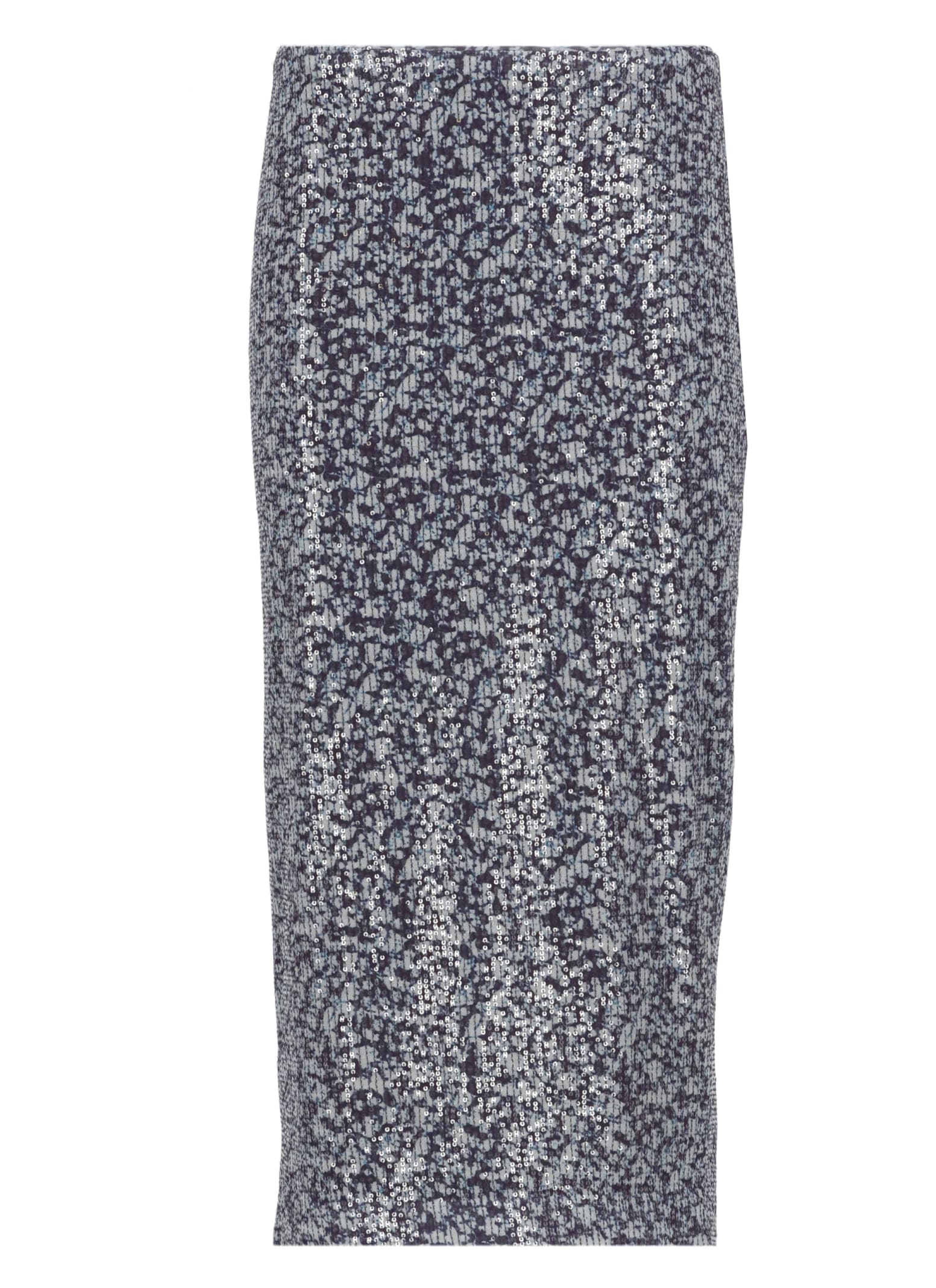 Shop Rotate Birger Christensen Skirt With Paillettes In Purple