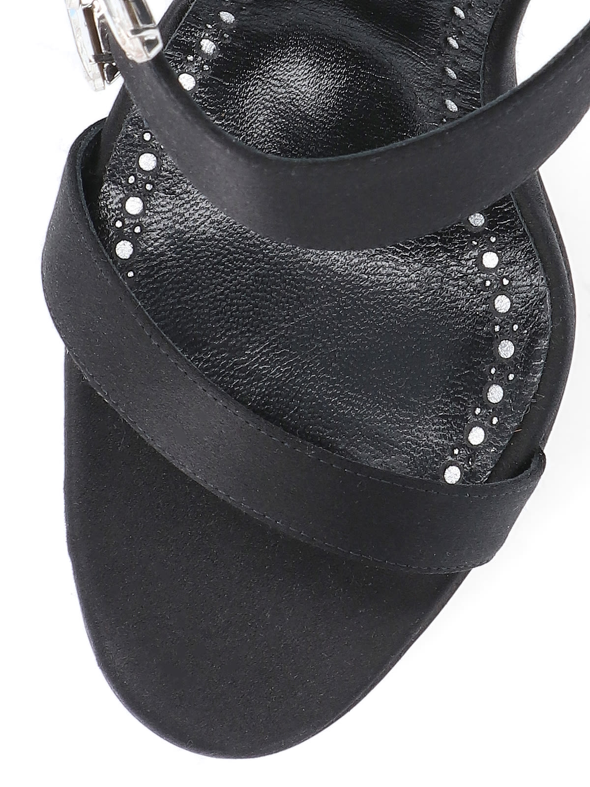 Shop Manolo Blahnik Chivela Sandals In Black